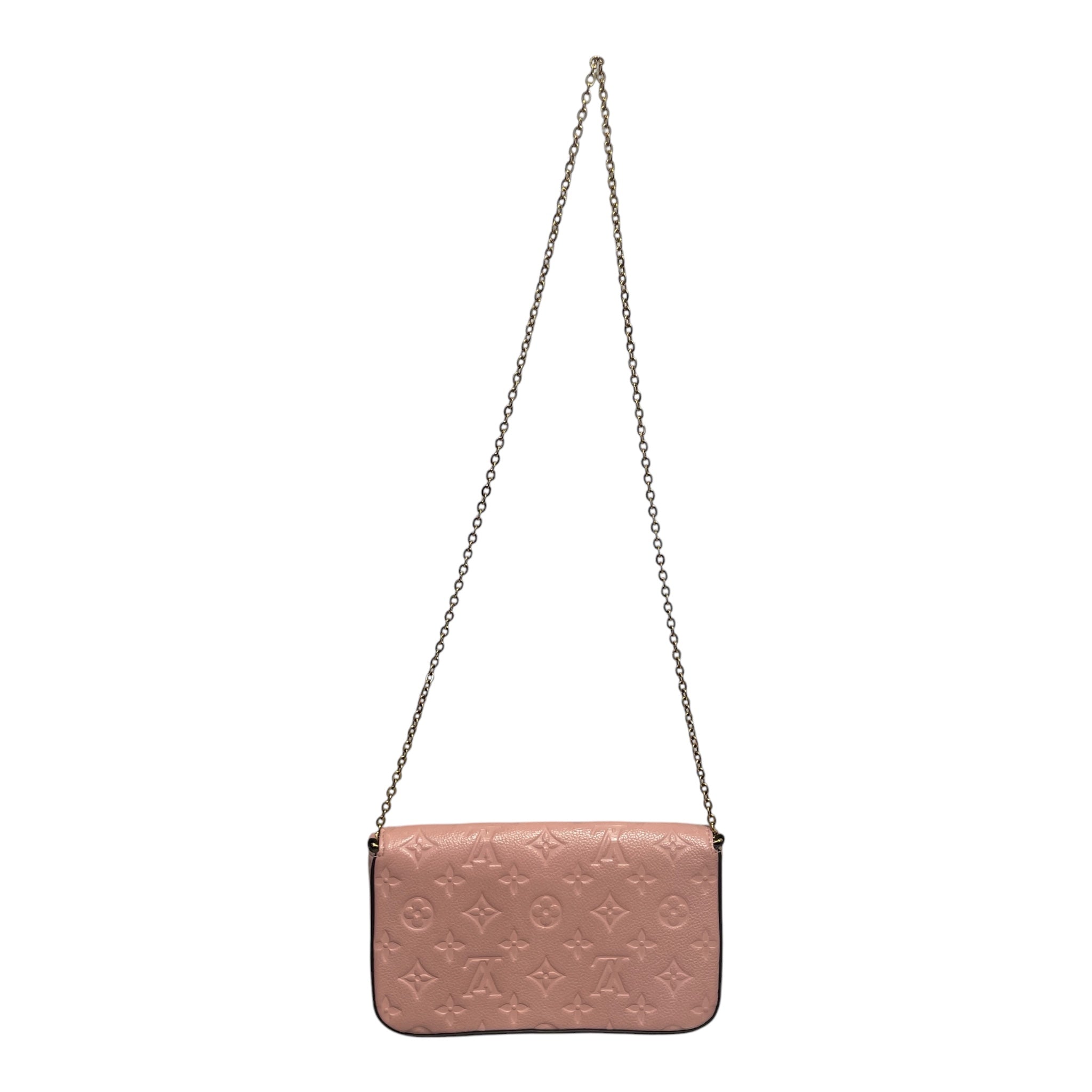 LOUIS VUITTON/Cross Body Bag/Monogram/Leather/PNK/lv pouchette felicie view 2