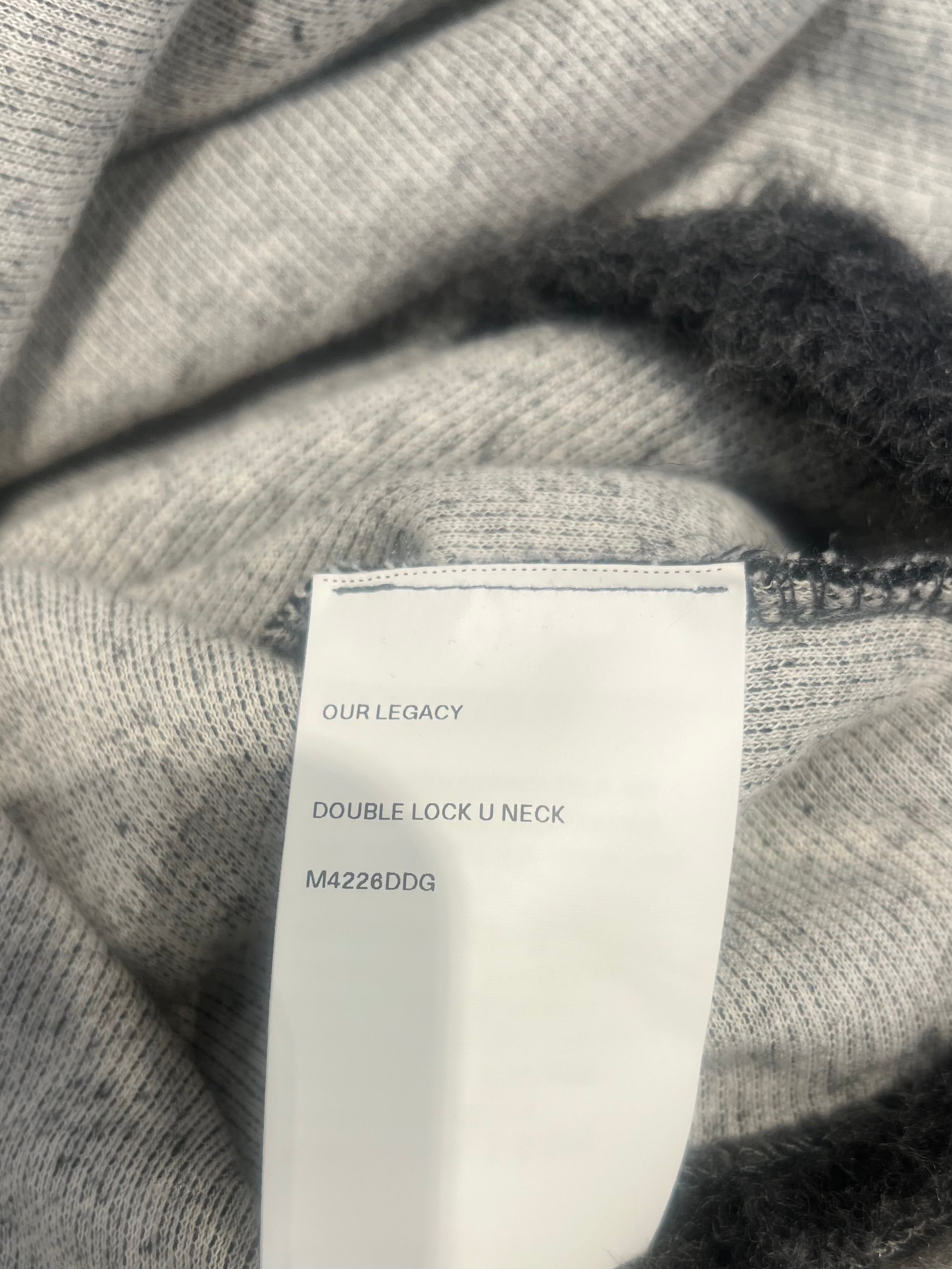 OUR LEGACY/Sweater/52/Cotton/GRY/FAUX FUR U NECK view 4