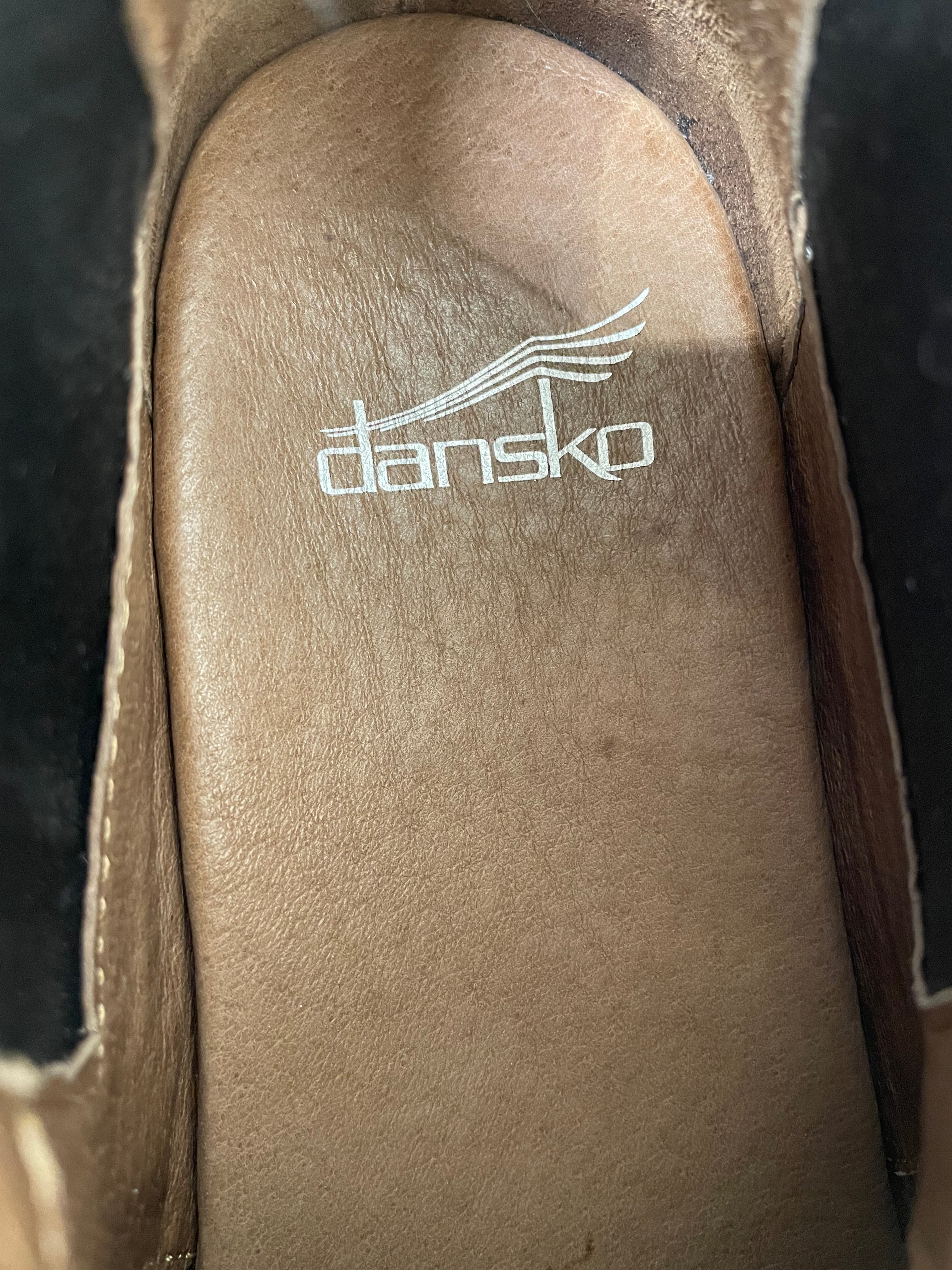DANSKO/Heels/US 7/Leather/BRW/Heel Leather Brown Clog view 3