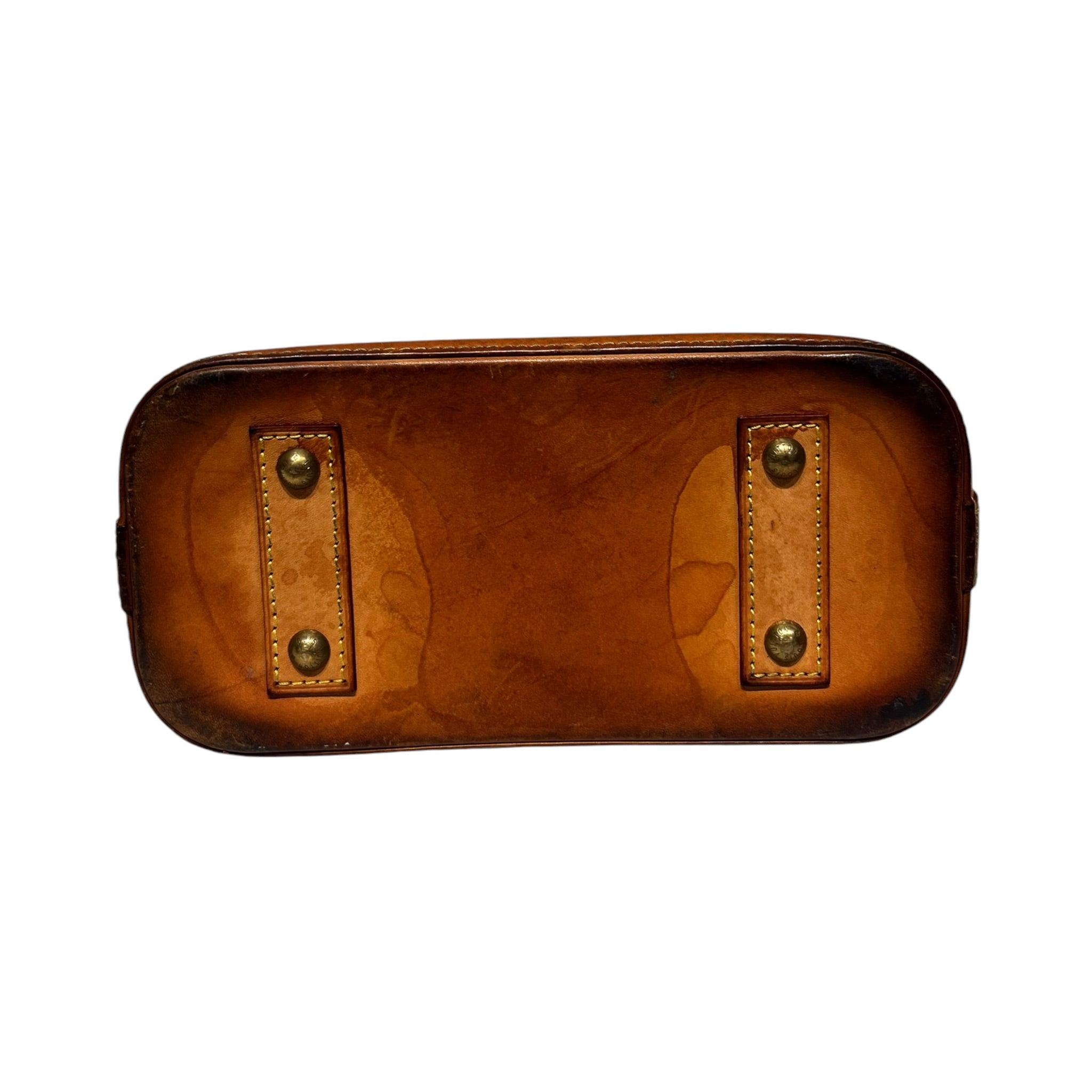 LOUIS VUITTON/Clutch Bag/Monogram/Leather/BRW/Alma view 3