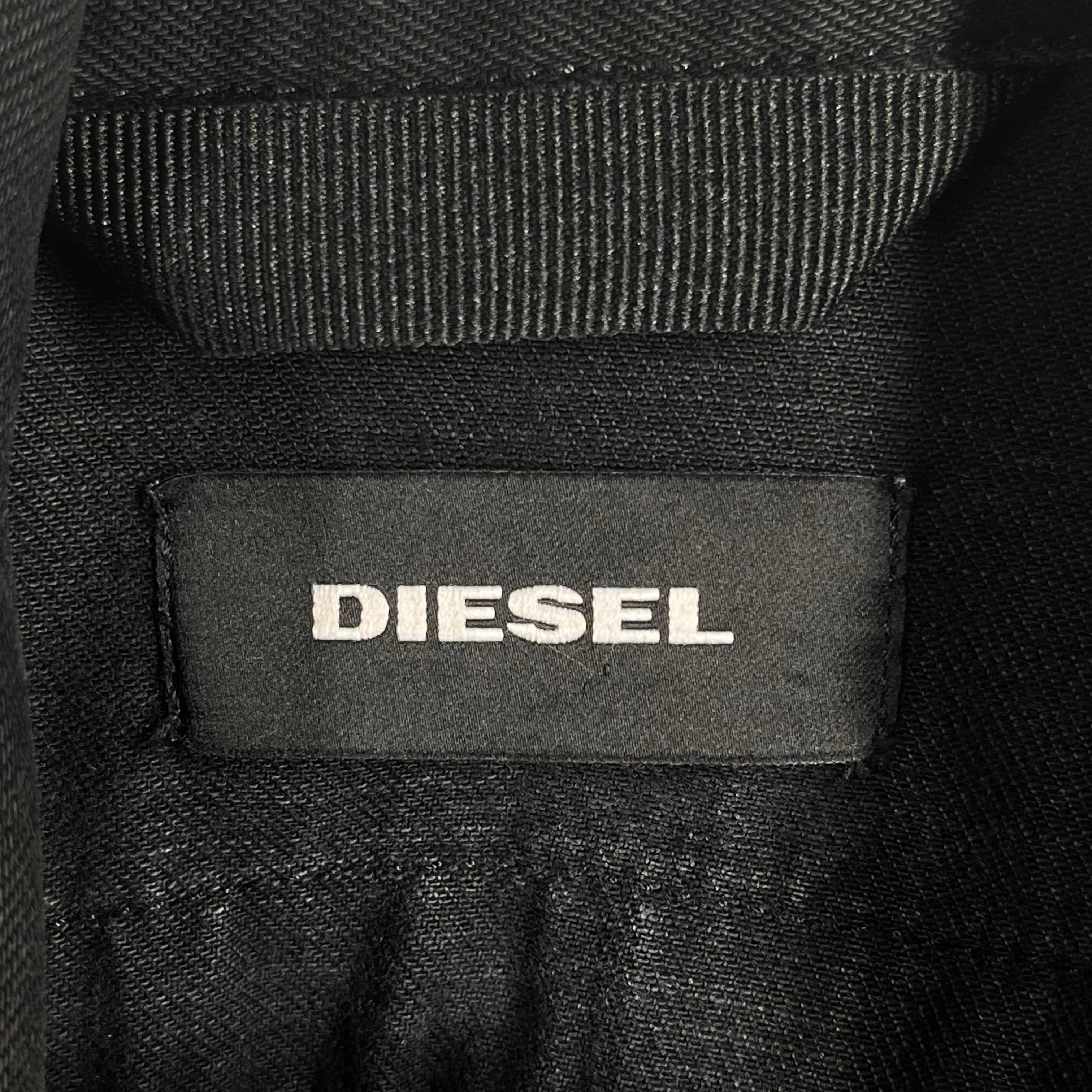 DIESEL/Denim Jkt/XXS/Denim/BLK/DOUBLE LAYER DENIM JKT view 3