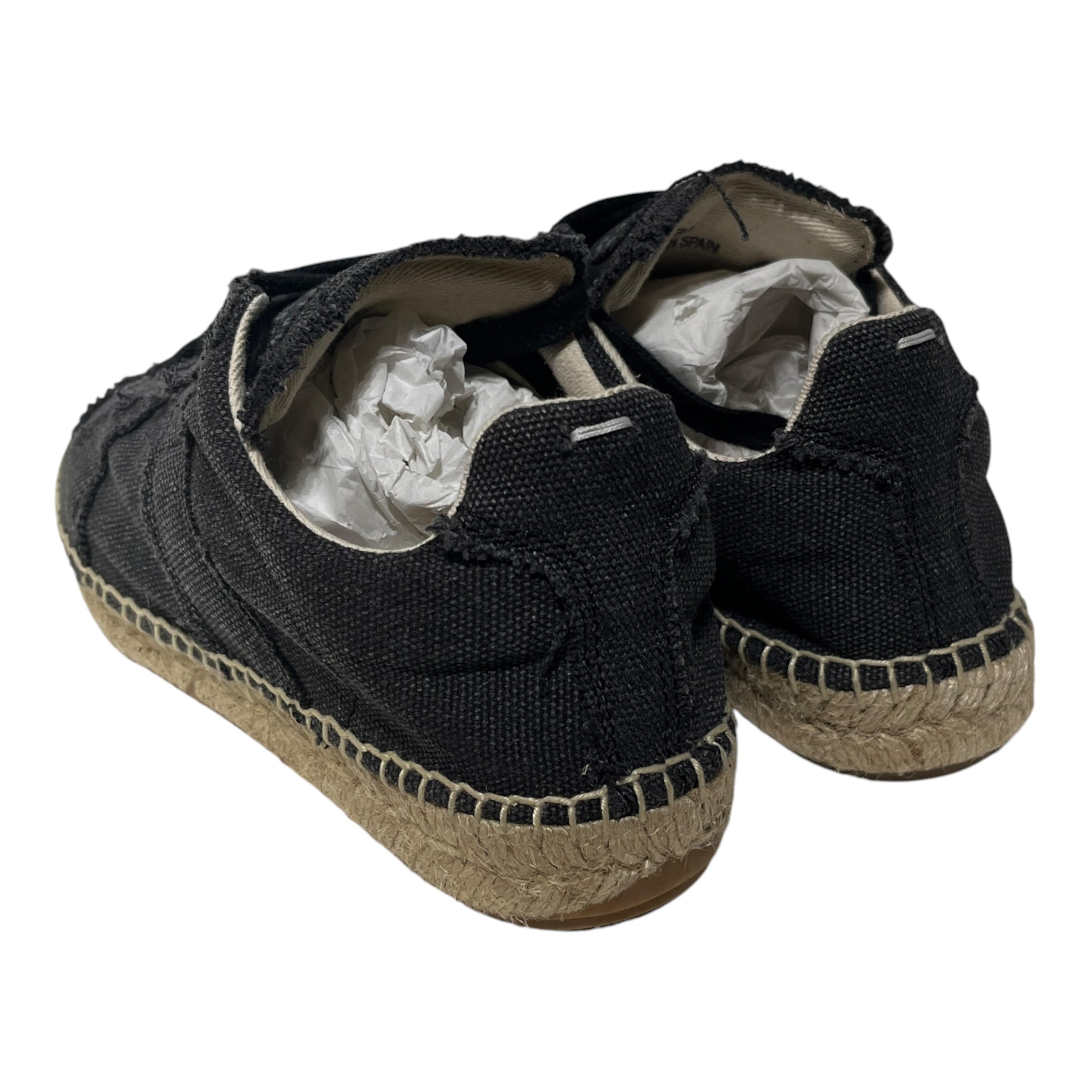 Maison Margiela/Low-Sneakers/EU 35/Cotton/BLK/cork sole view 2