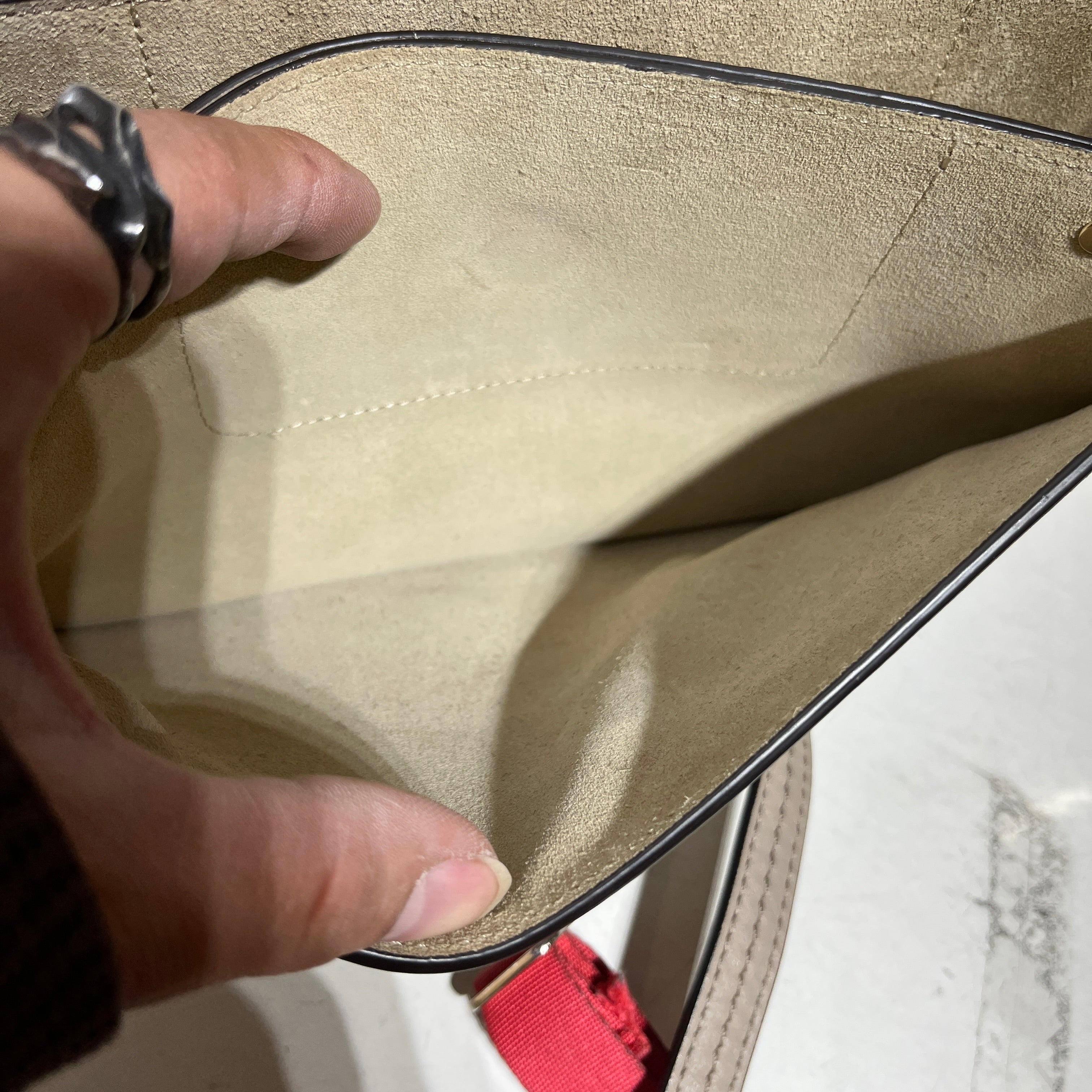Chloe/Cross Body Bag/Leather/GRY/FAYE SHOULDER BAG view 10