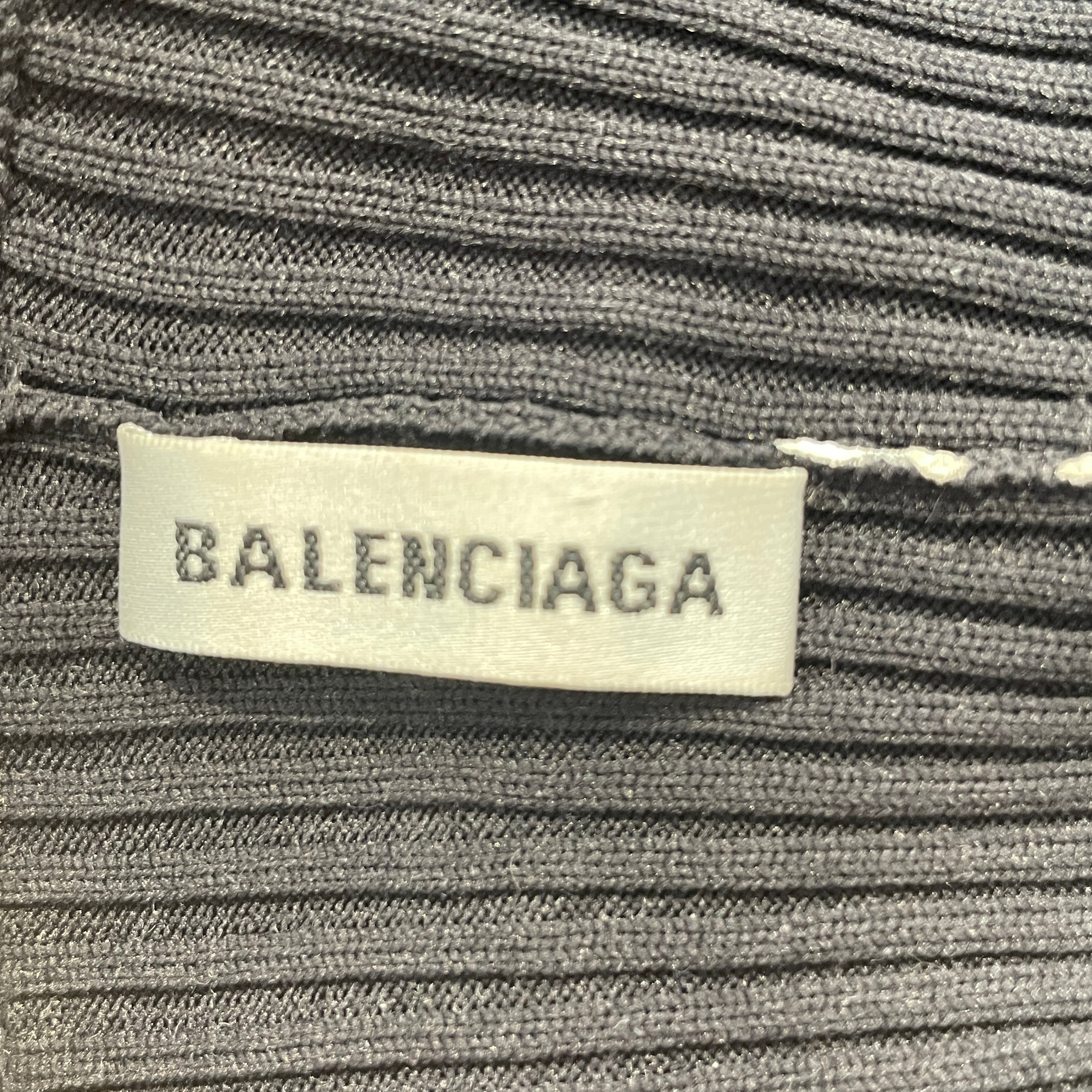 BALENCIAGA/Sweater/S/All Over Print/Cotton/BLK/WHITE ALL OVER PRINT/BACKLESS view 3