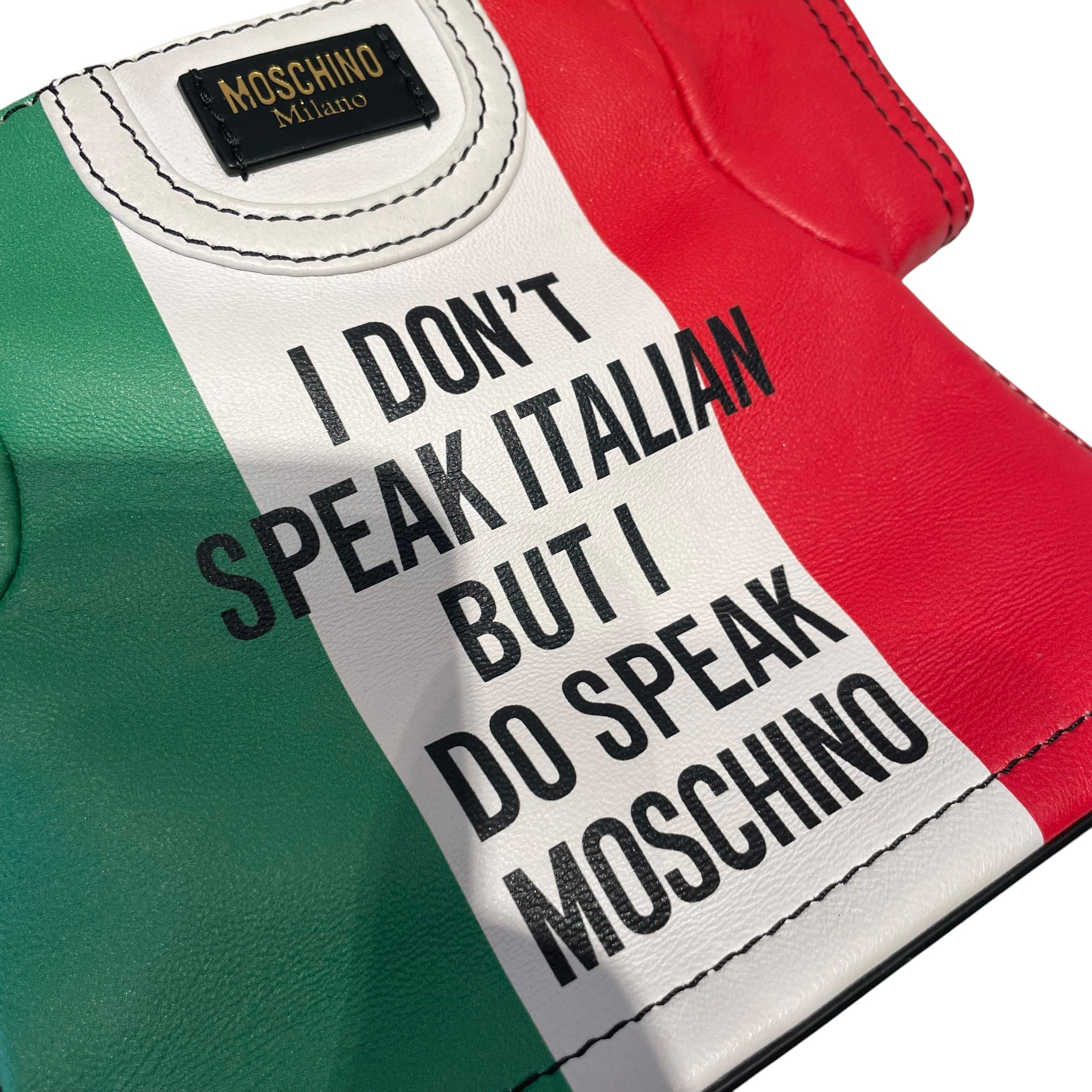 MOSCHINO/Cross Body Bag/Stripe/Leather/MLT/IDSIBIDSM JERSEY FLAG BAG view 4