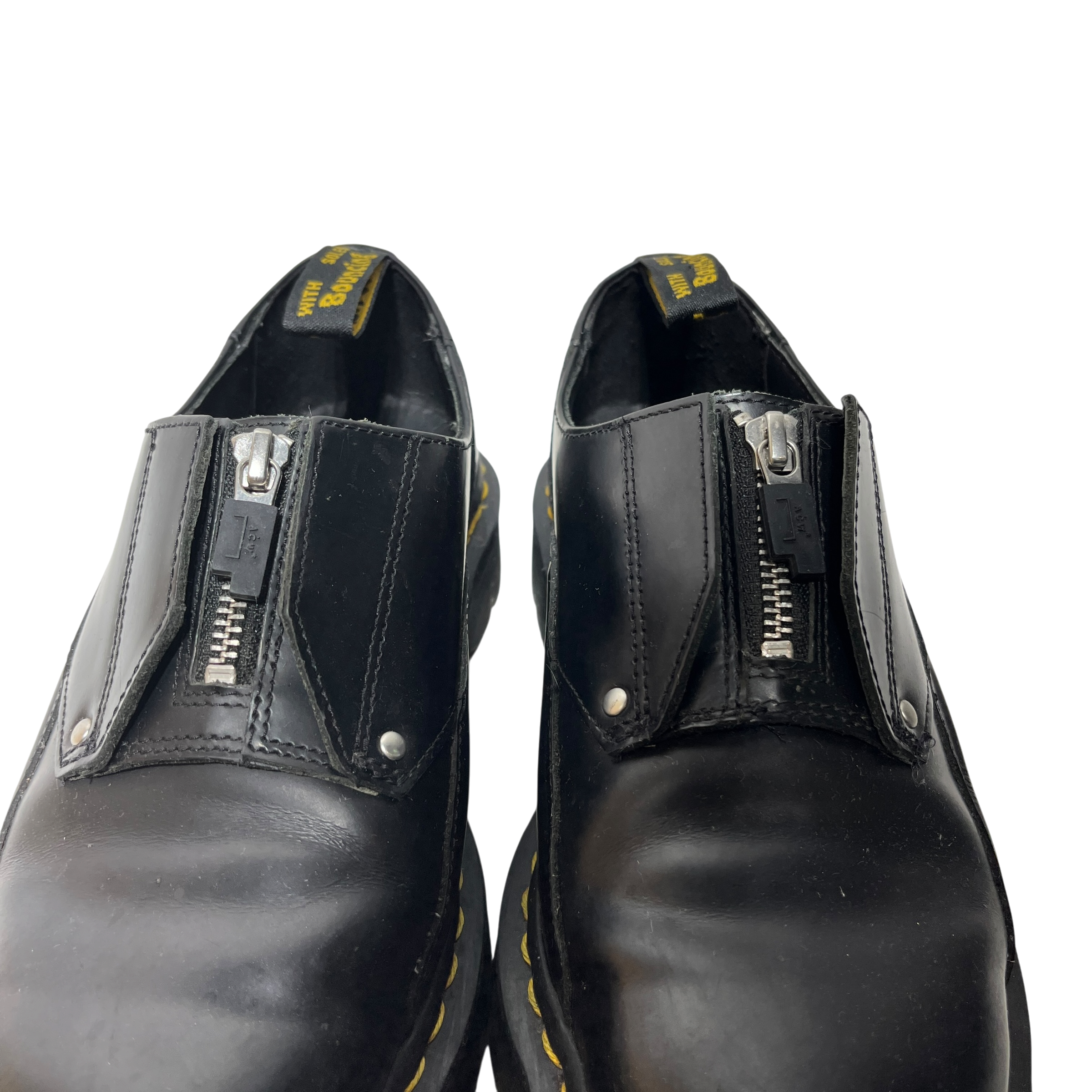 Dr.Martens/A-COLD-WALL/Loafers/US 8/Leather/BLK/zip view 4
