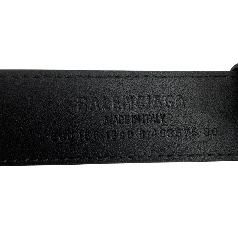 BALENCIAGA/Belt/Leather/BLK/BB LOGO