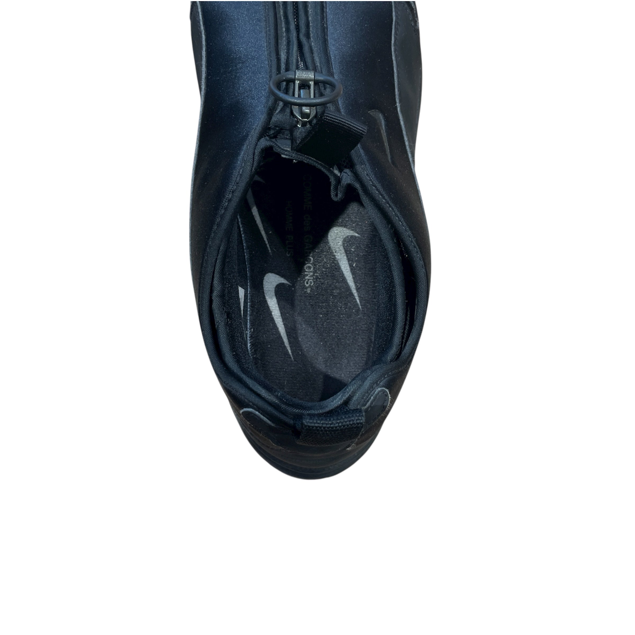 NIKE/COMME des GARCONS/Low-Sneakers/US 12/BLK/AIR SUNDER MAX BLK view 3