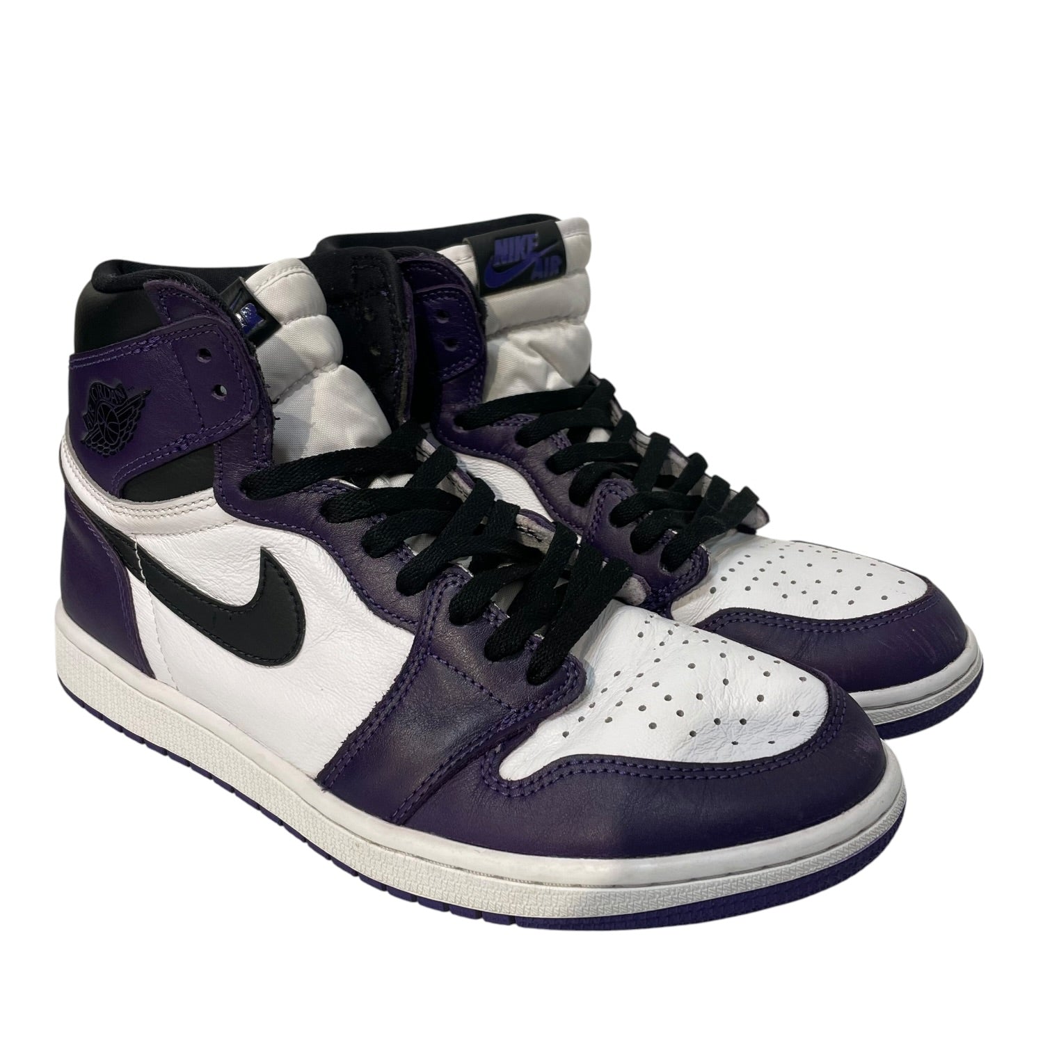 NIKE/AIR JORDAN 1 RETRO HIGH OG/Hi-Sneakers/US 10.5/Border/Leather/PPL/555088-500 view 1