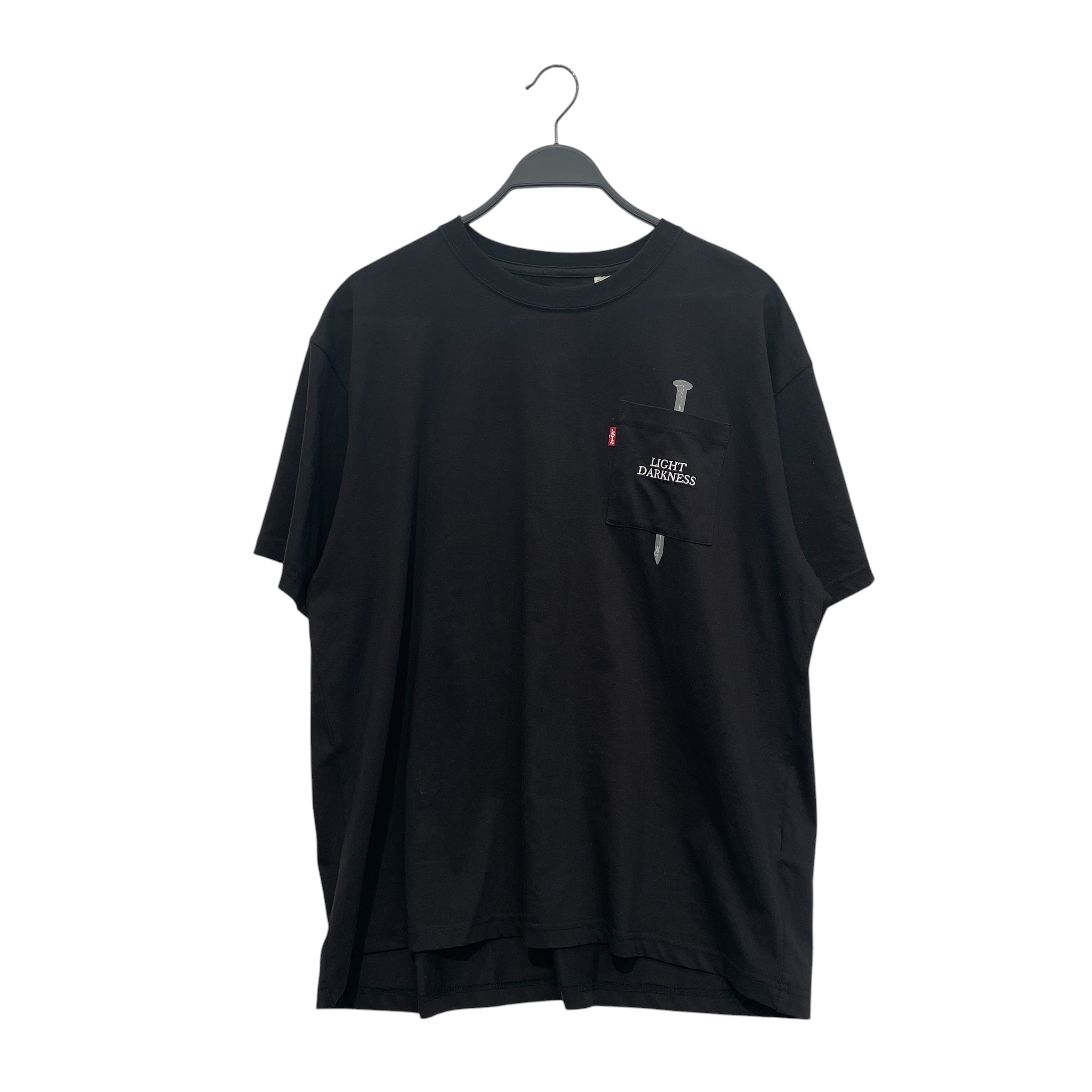 UNDERCOVER/Levi's/T-Shirt/XL/Cotton/BLK/Graphic/LIGHT DARKNESS NAIL view 1