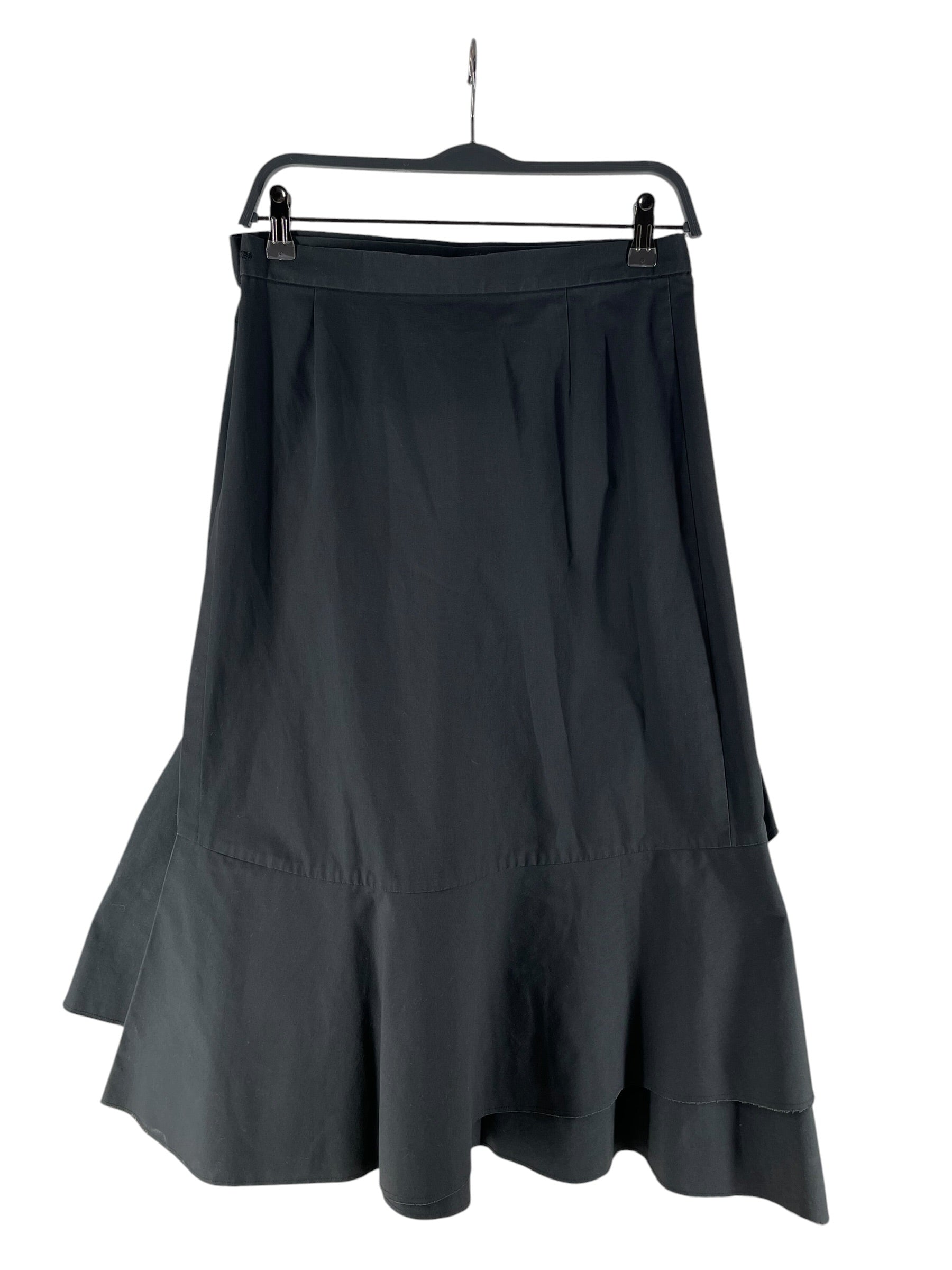 JUNYA WATANABE COMME des GARCONS/Skirt/M/Cotton/BLK/AD1998 RUNWAY DISTRESSED SKIRT view 1