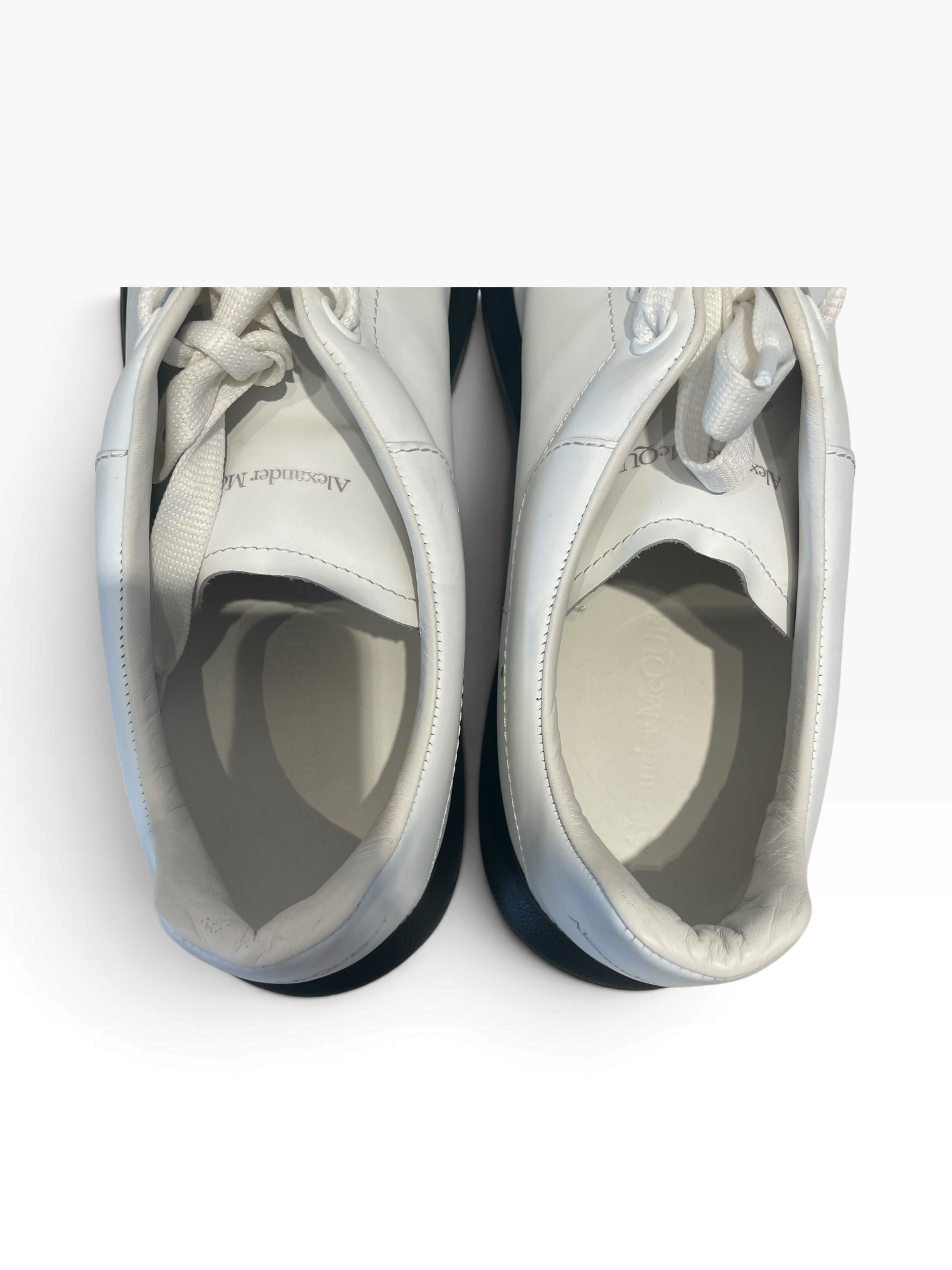 Alexander McQueen/Low-Sneakers/EU 47/Leather/WHT/Oversized Sneakers view 4