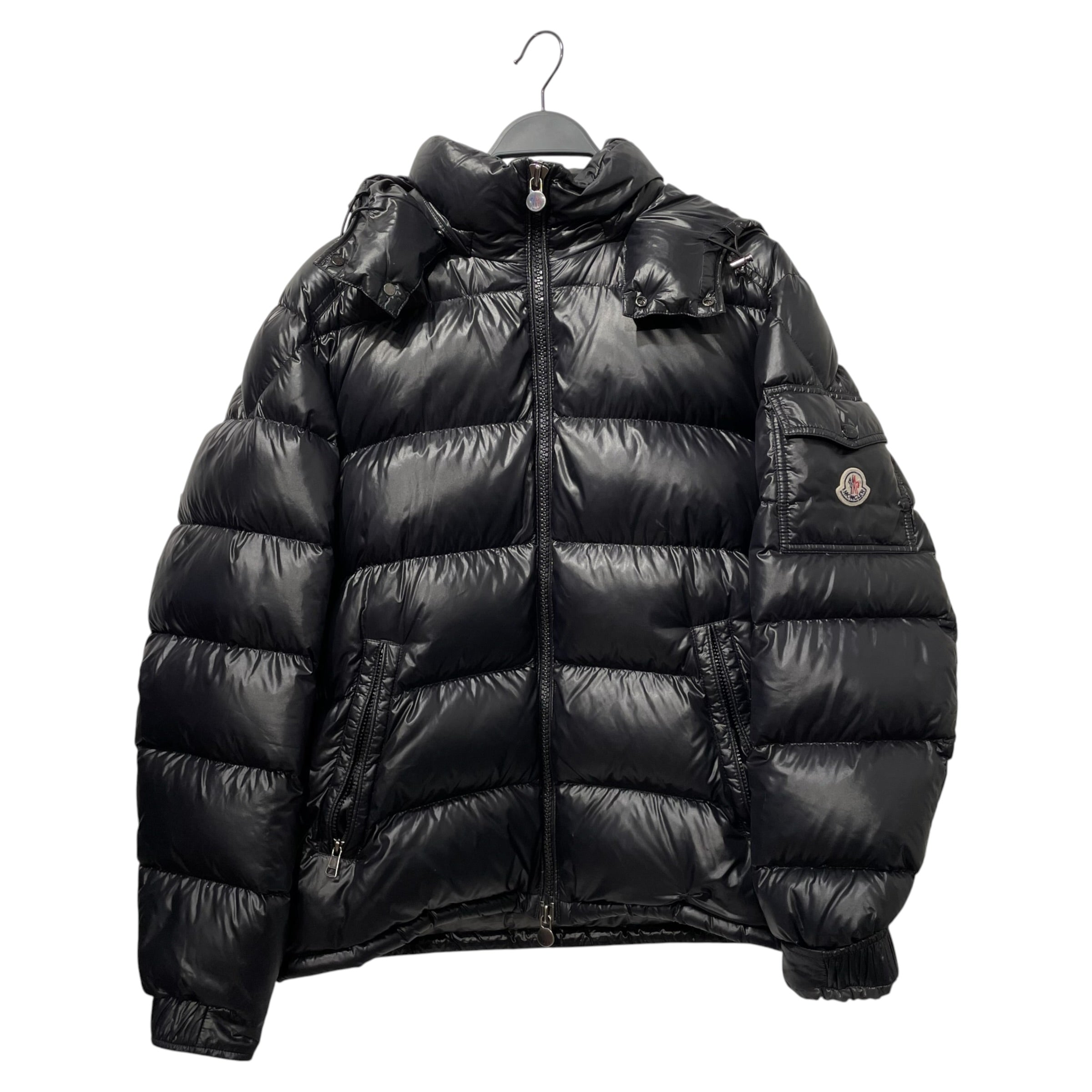 MONCLER/Puffer Jkt/4/BLK/maya hooded view 1
