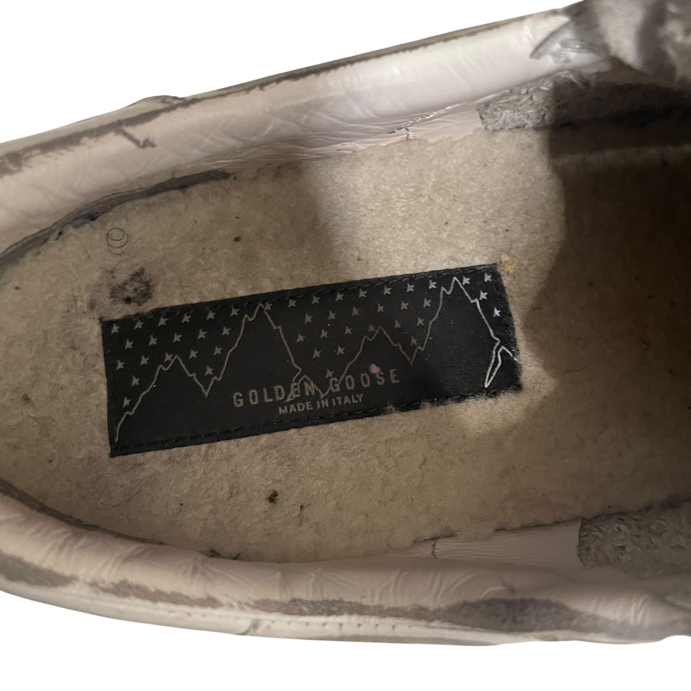 GOLDEN GOOSE/Low-Sneakers/US 10/Leather/WHT/PEARL HARDWEAR ON LEFT view 5