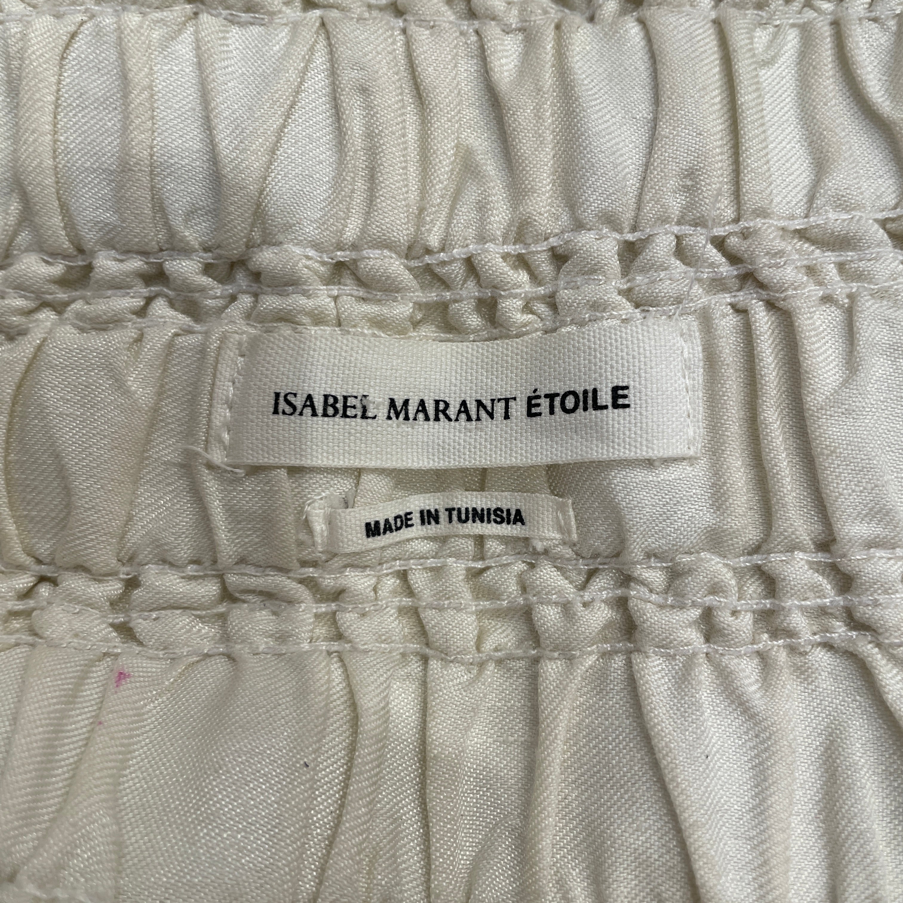ISABEL MARANT ETOILE/Skirt/38/Linen/CRM/DOUBLELAYER view 3