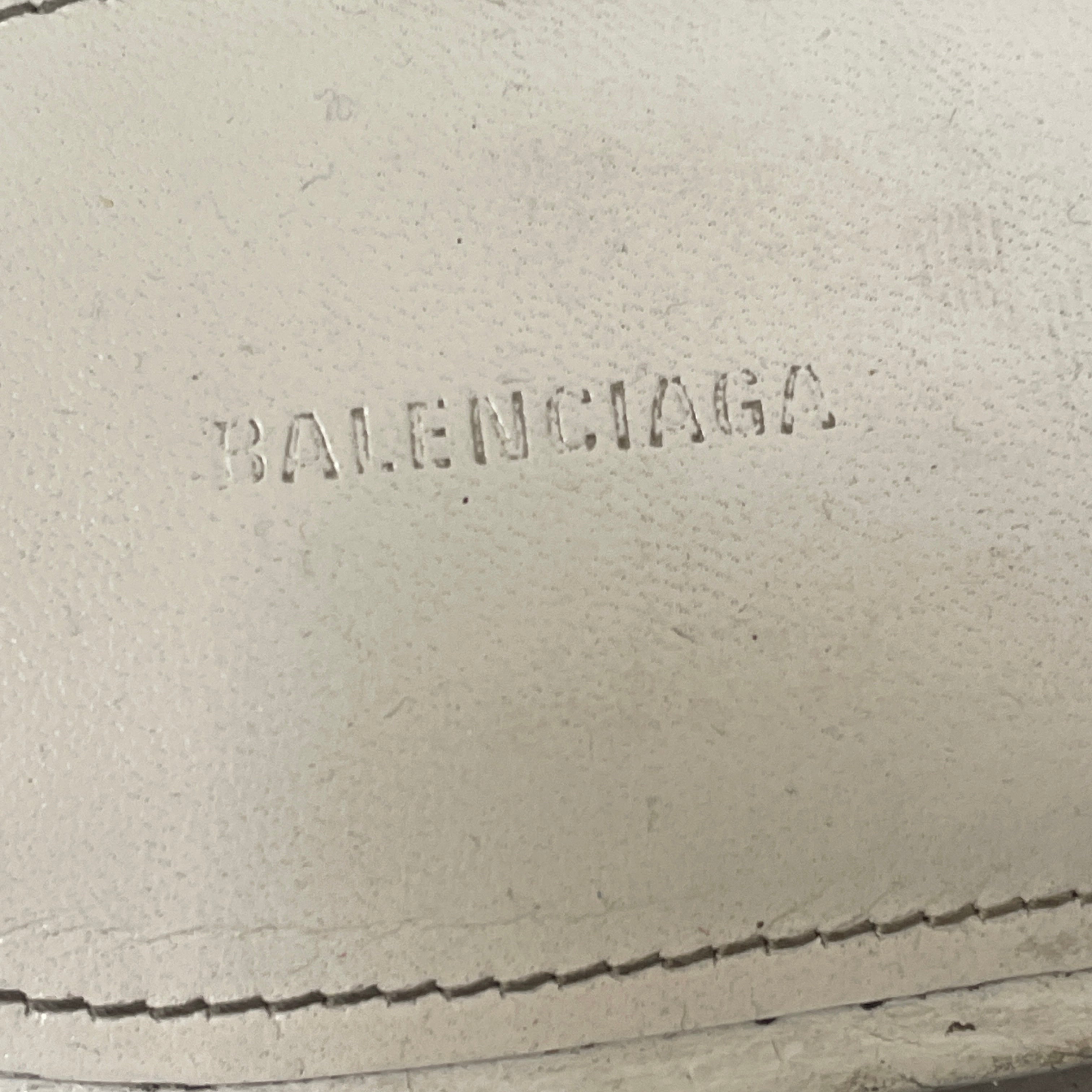 BALENCIAGA/Flat Shoes/EU 40/Leather/WHT/CAGOLE FLATS view 5
