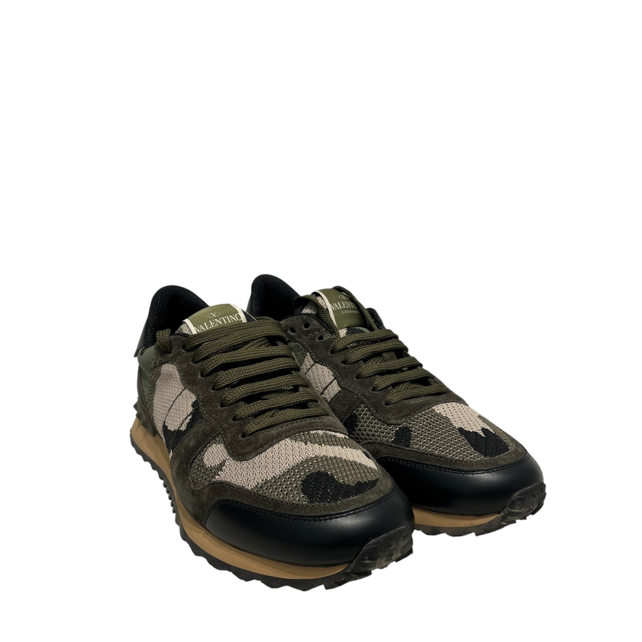 VALENTINO GARAVANI/Low-Sneakers/US 8.5/GRN/CAMO view 1