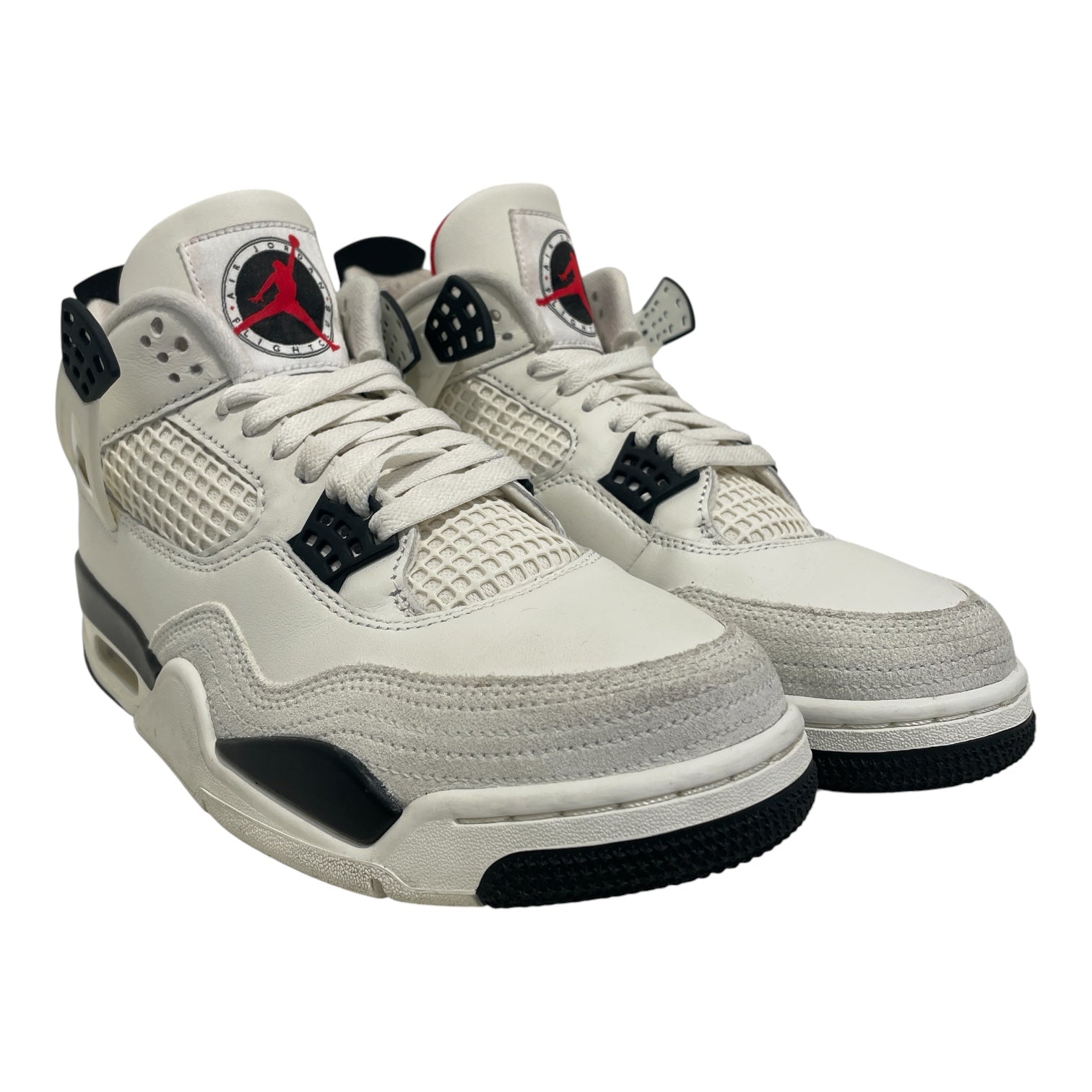 NIKE/AIR JORDAN 4 FLIGHT CLUB/Hi-Sneakers/US 9.5/Leather/WHT/IM4002-100 view 1