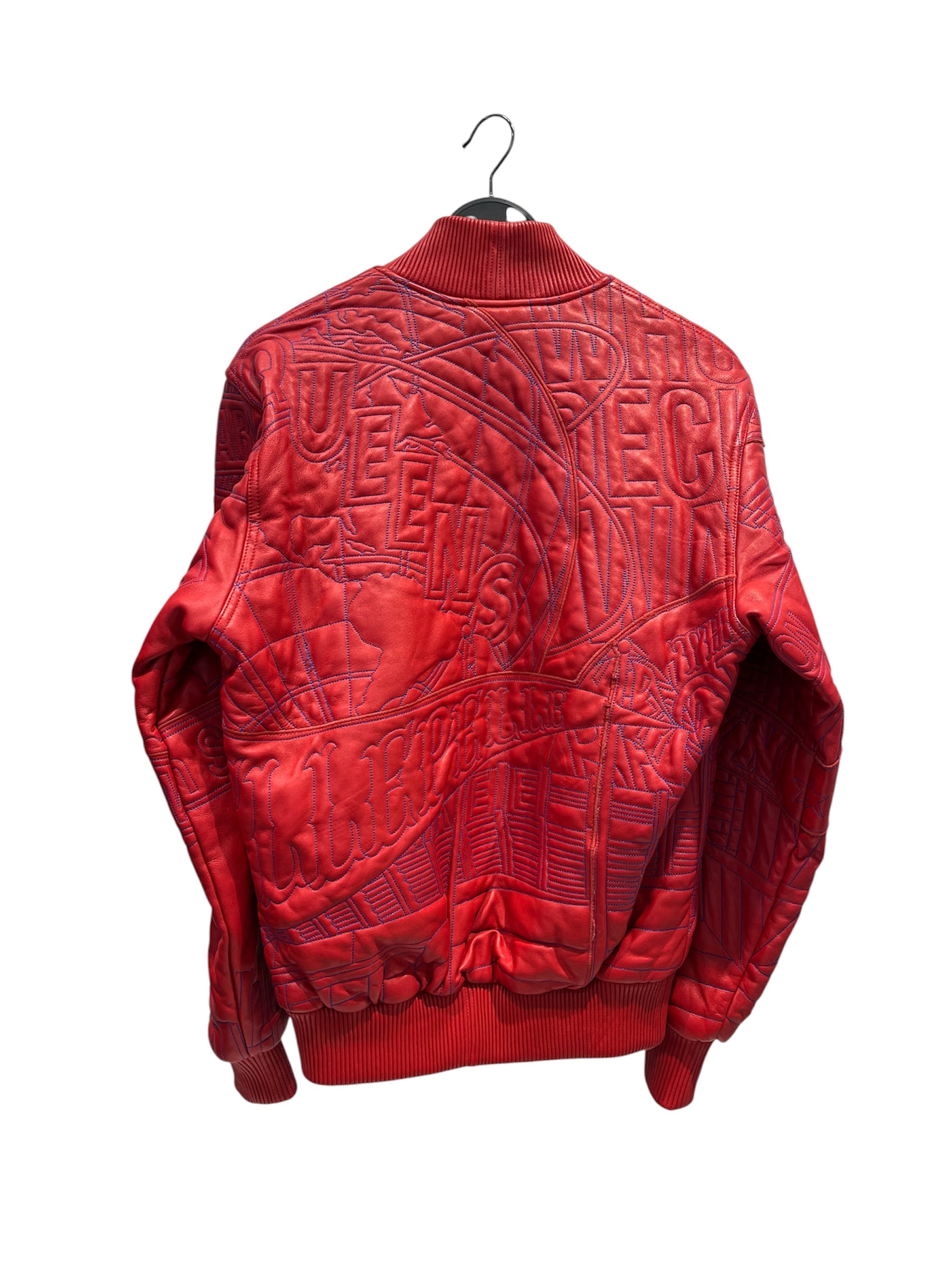Pelle Pelle/Coat/S/Leather/RED/Single Breasted/All Over Print/ view 2