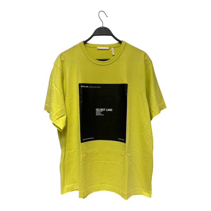 Helmut Lang/T-Shirt/XL/Cotton/YEL/neon box