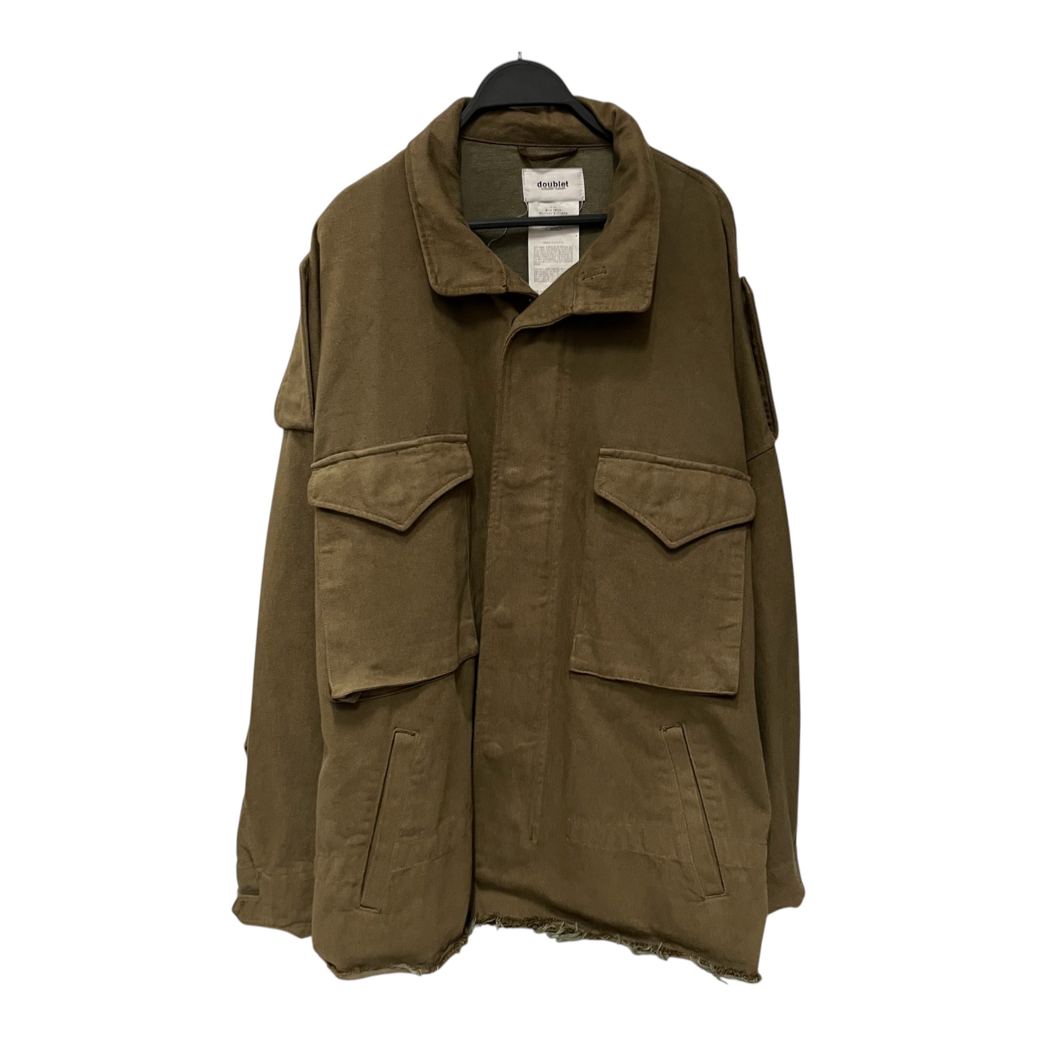 doublet/Military Jkt/M/Cotton/KHK/silk twil military blouson view 1