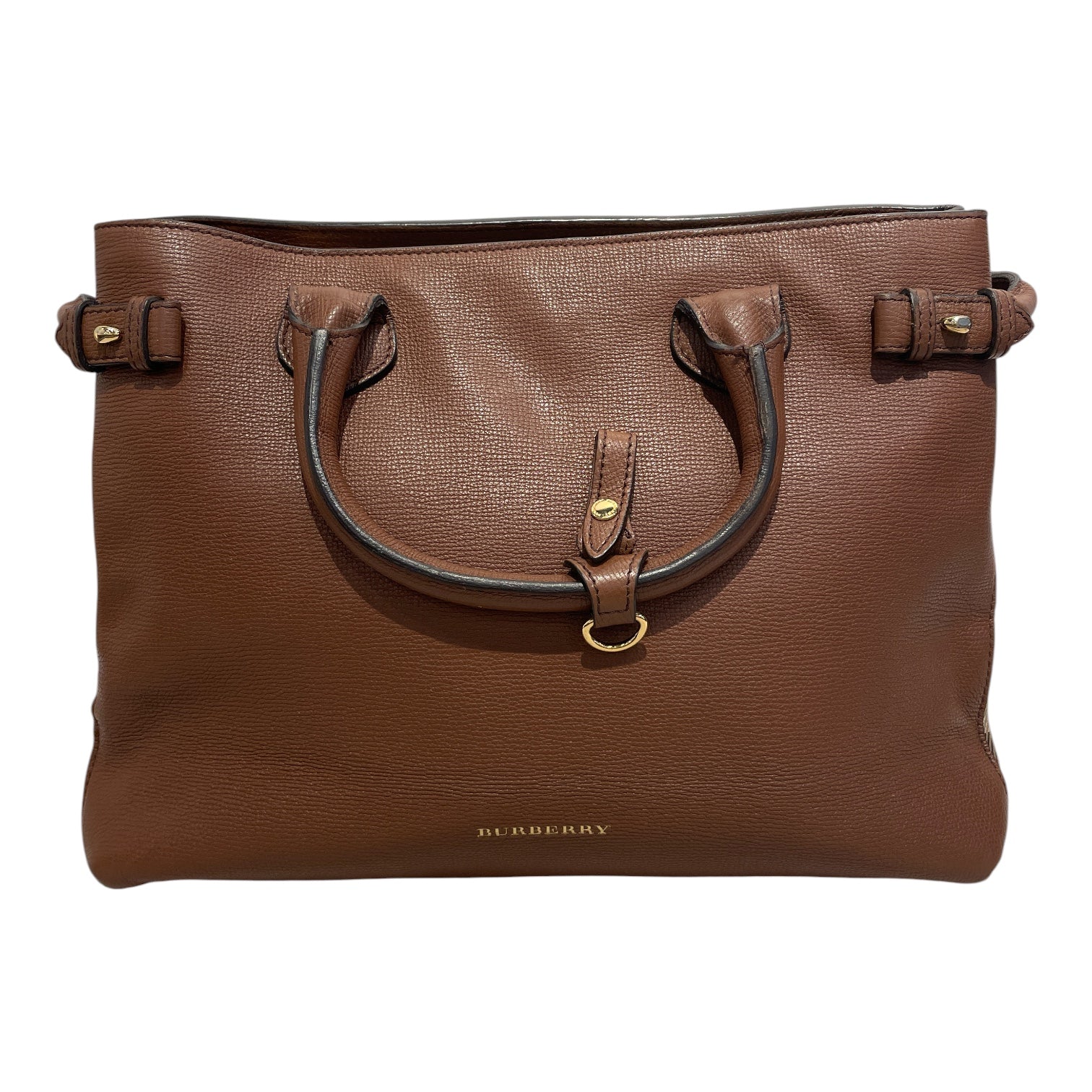 BURBERRY/Hand Bag/Leather/BRW/ view 2