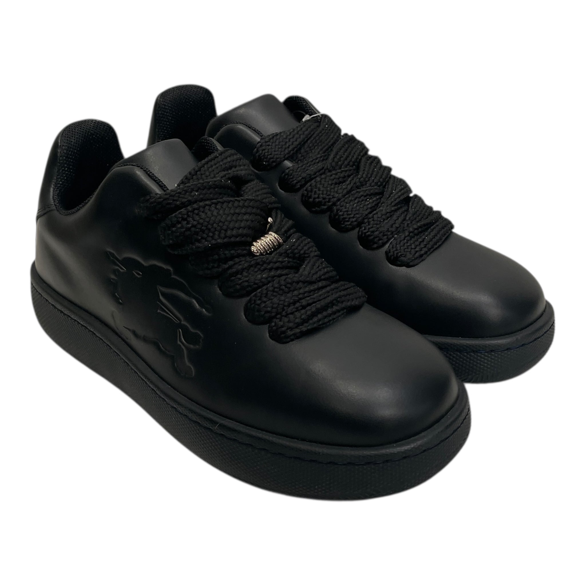 BURBERRY/Low-Sneakers/EU 39/Cotton/BLK/WIDE BRAIDED LACES view 1