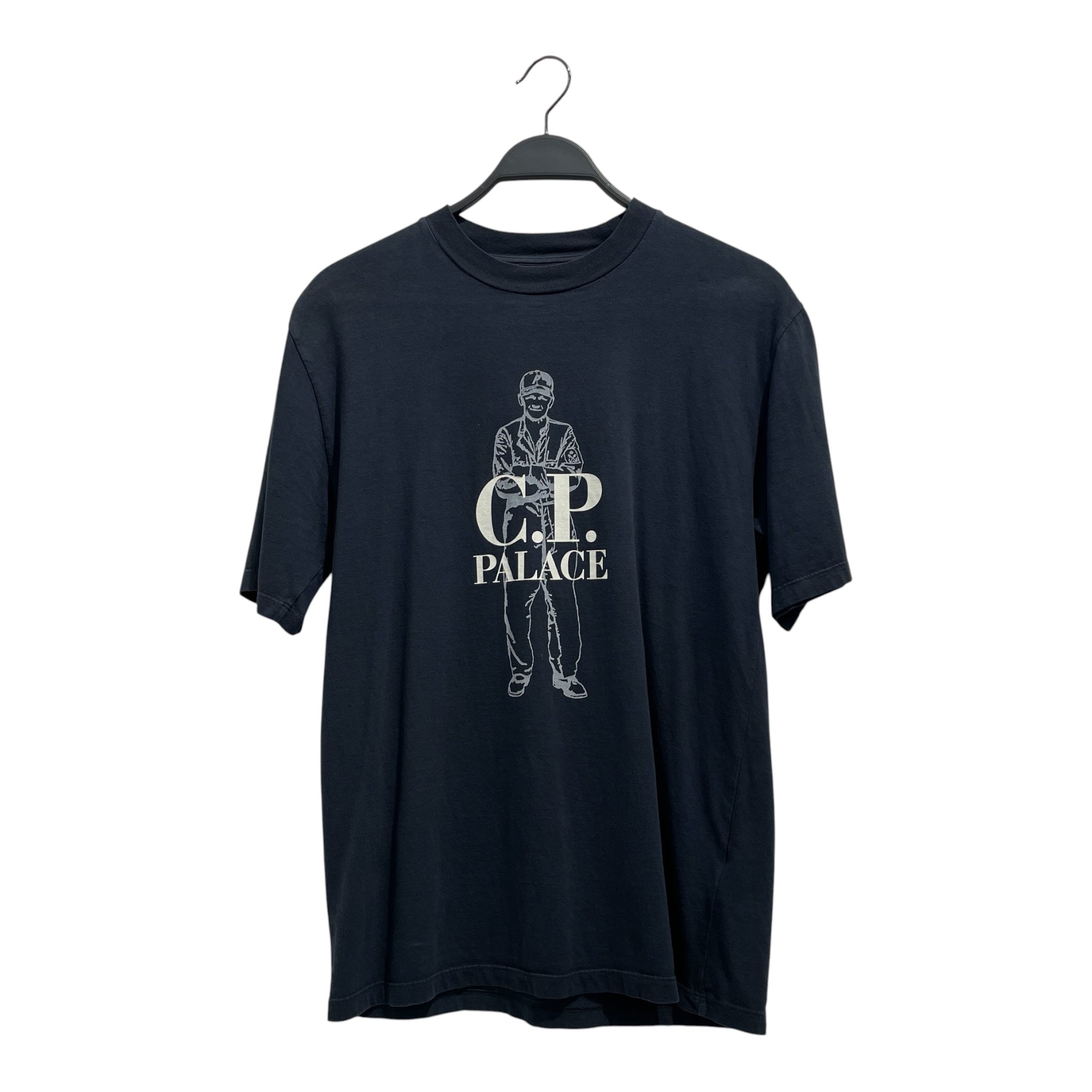 C.P.COMPANY/PALACE/T-Shirt/S/Cotton/NVY/Graphic/ view 1