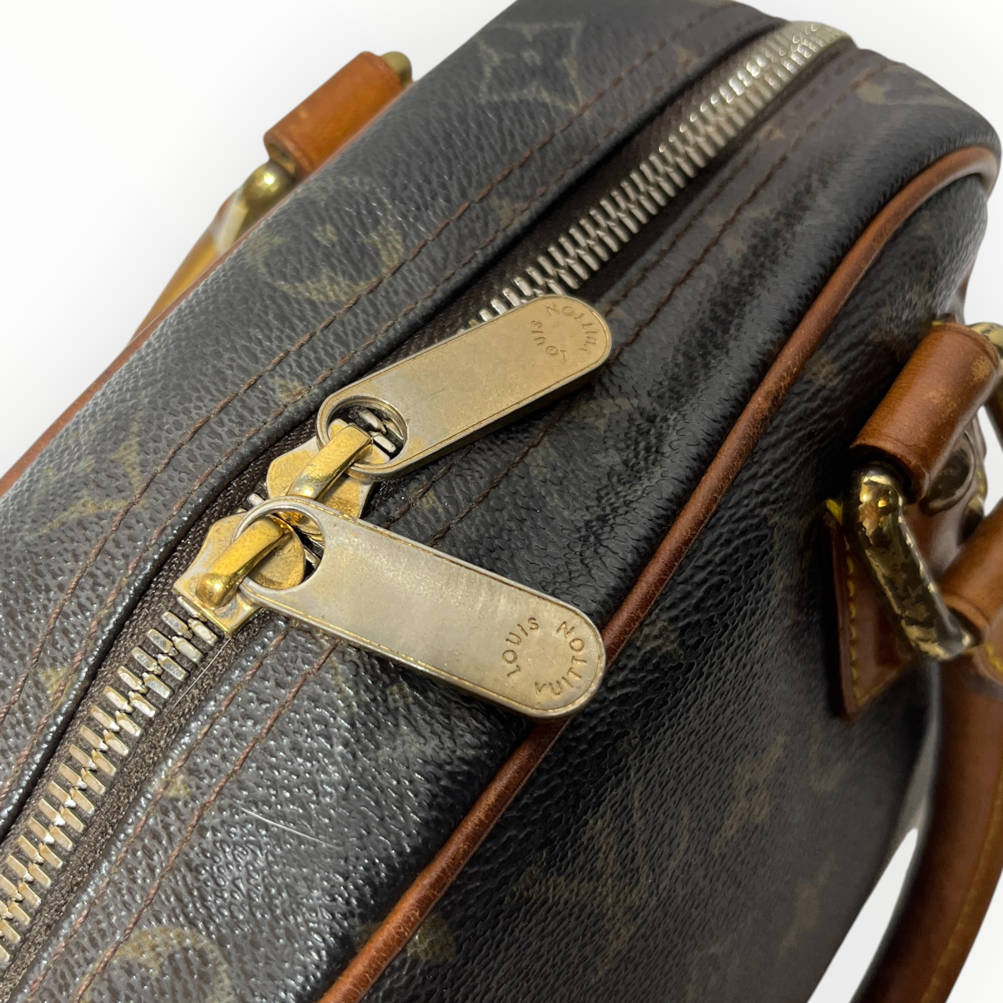 LOUIS VUITTON/Hand Bag/Leather/BRW/manhattan pm view 7