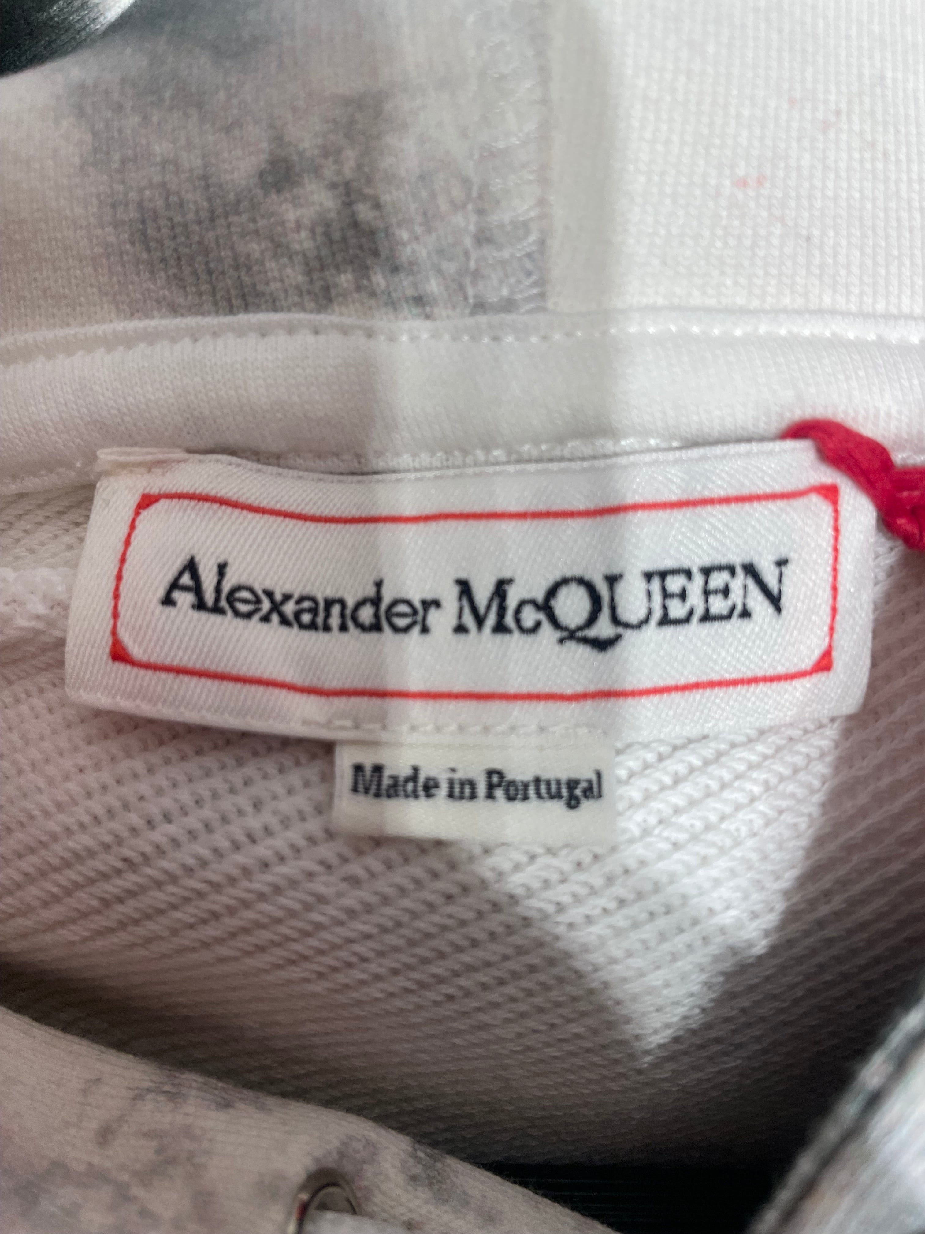 Alexander McQueen/Hoodie/M/All Over Print/Cotton/MLT/orange tie dye view 3