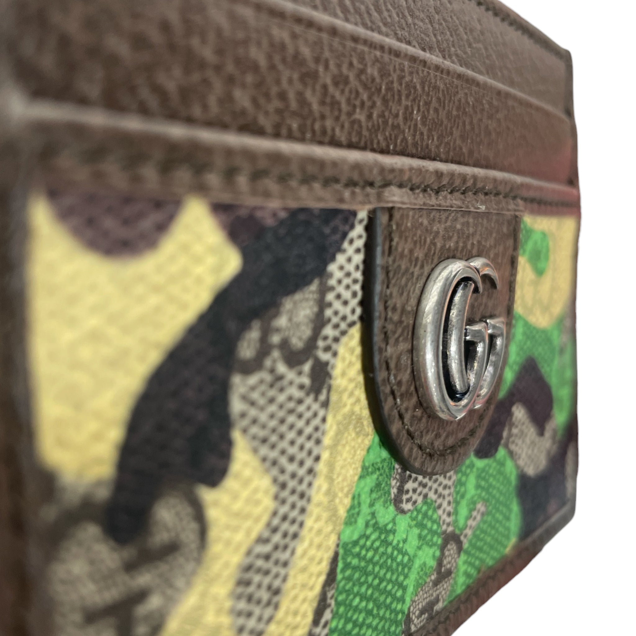 GUCCI/Wallet/Camouflage/Leather/GRN/L's/ICON CARDHOLDER view 6