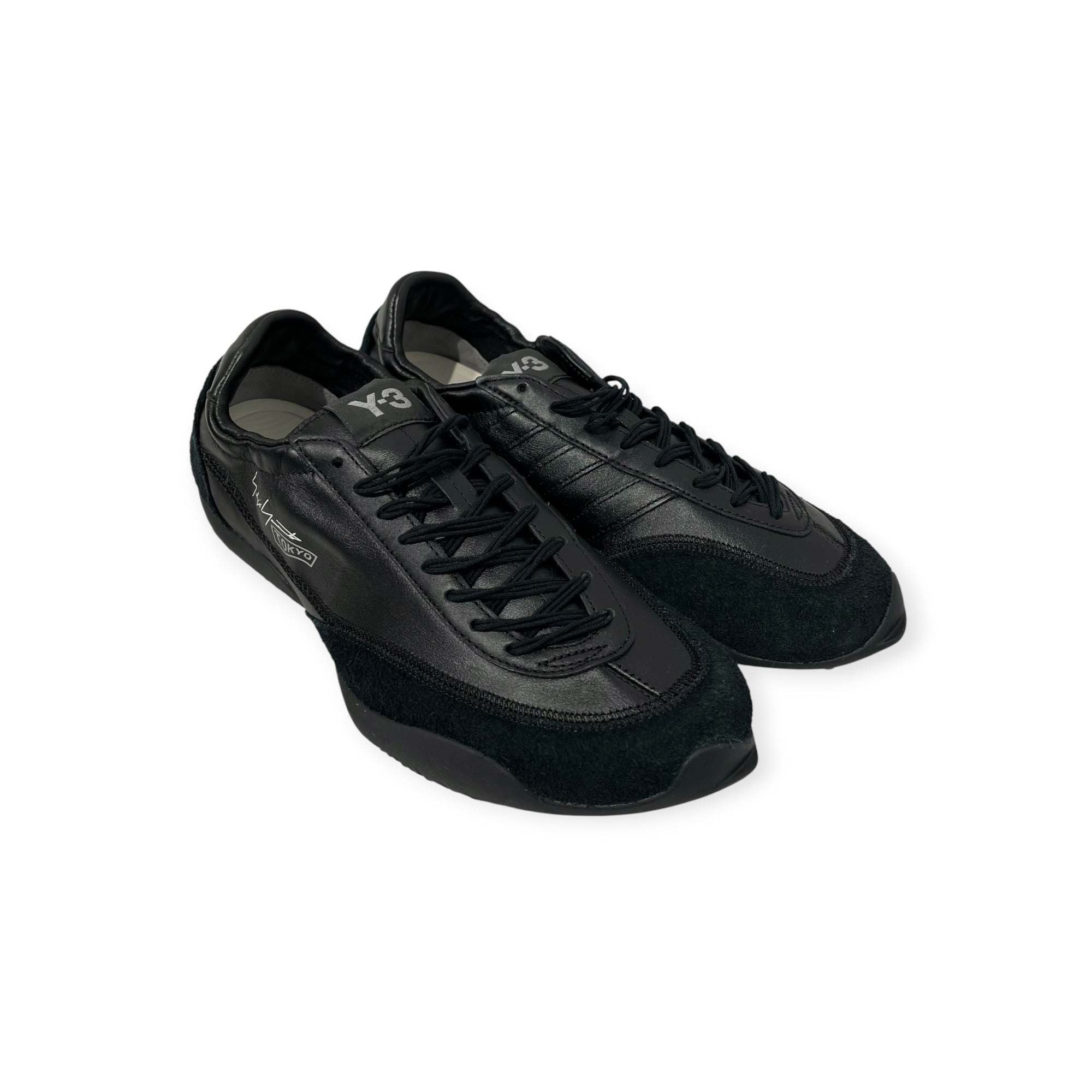 Y-3/Low-Sneakers/US 9/Suede/BLK/KH9337 TOKYO WARPED 9 view 2