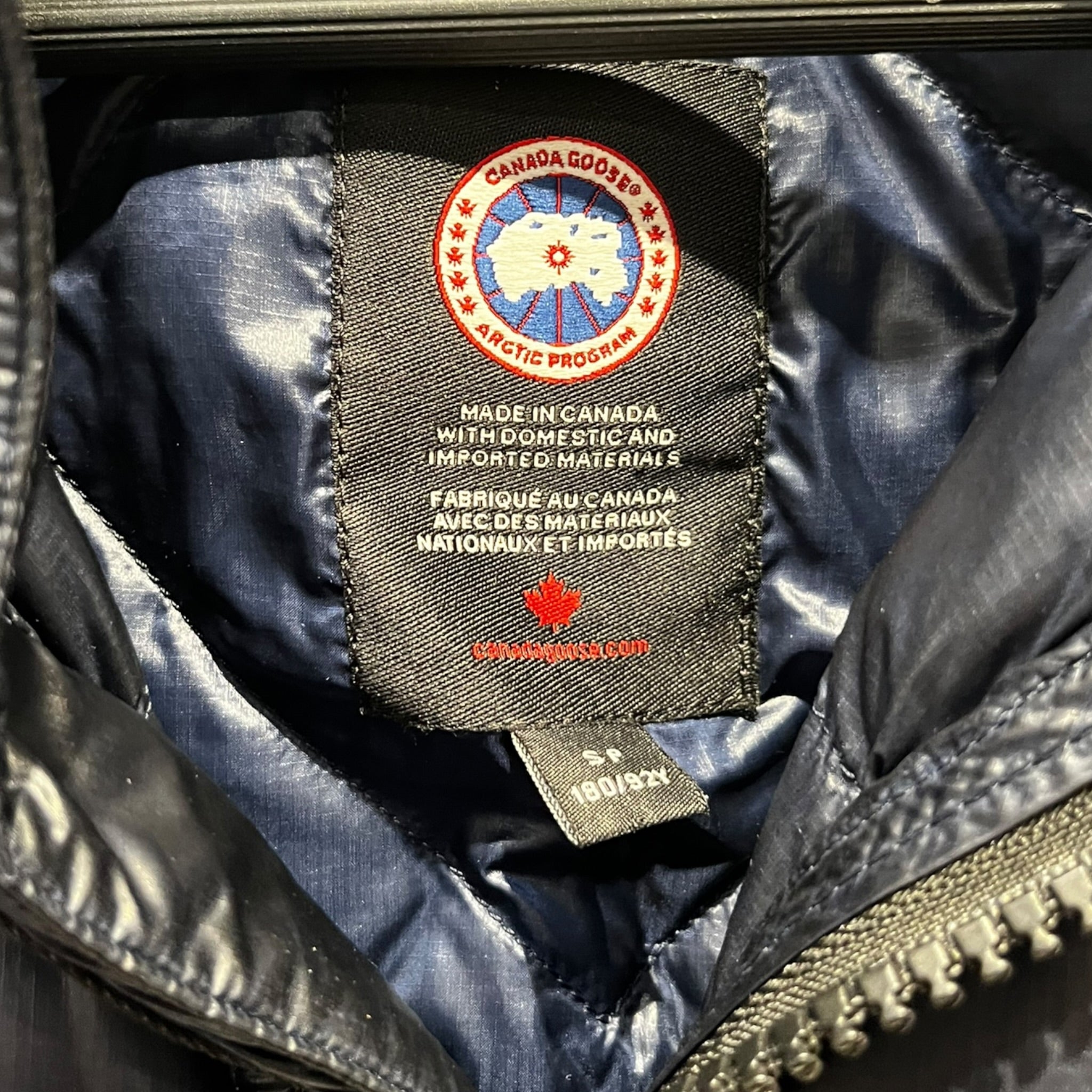 CANADA GOOSE/Puffer Jkt/S/NVY/Down view 4
