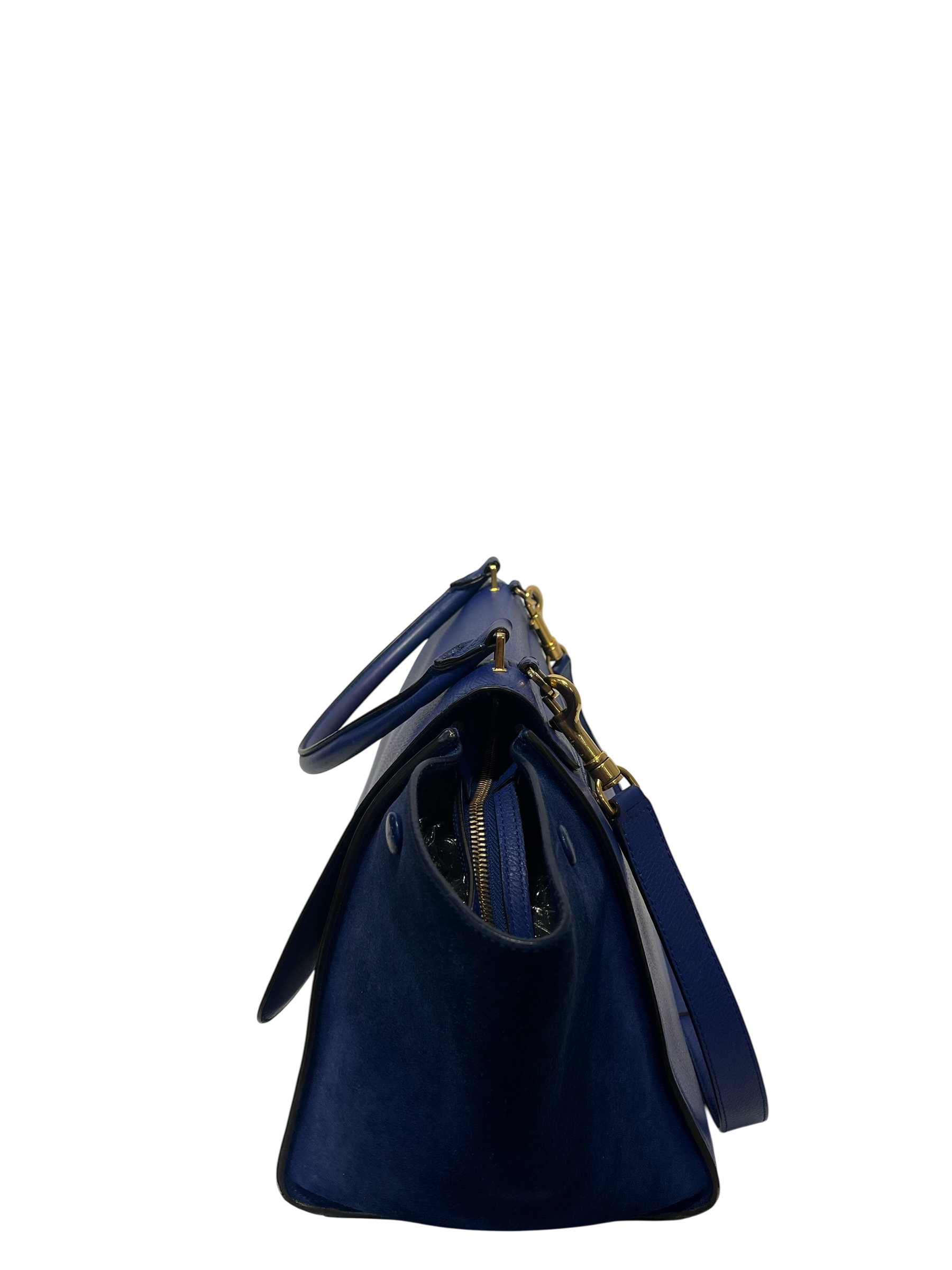 CELINE/Hand Bag/Leather/BLU/ view 2