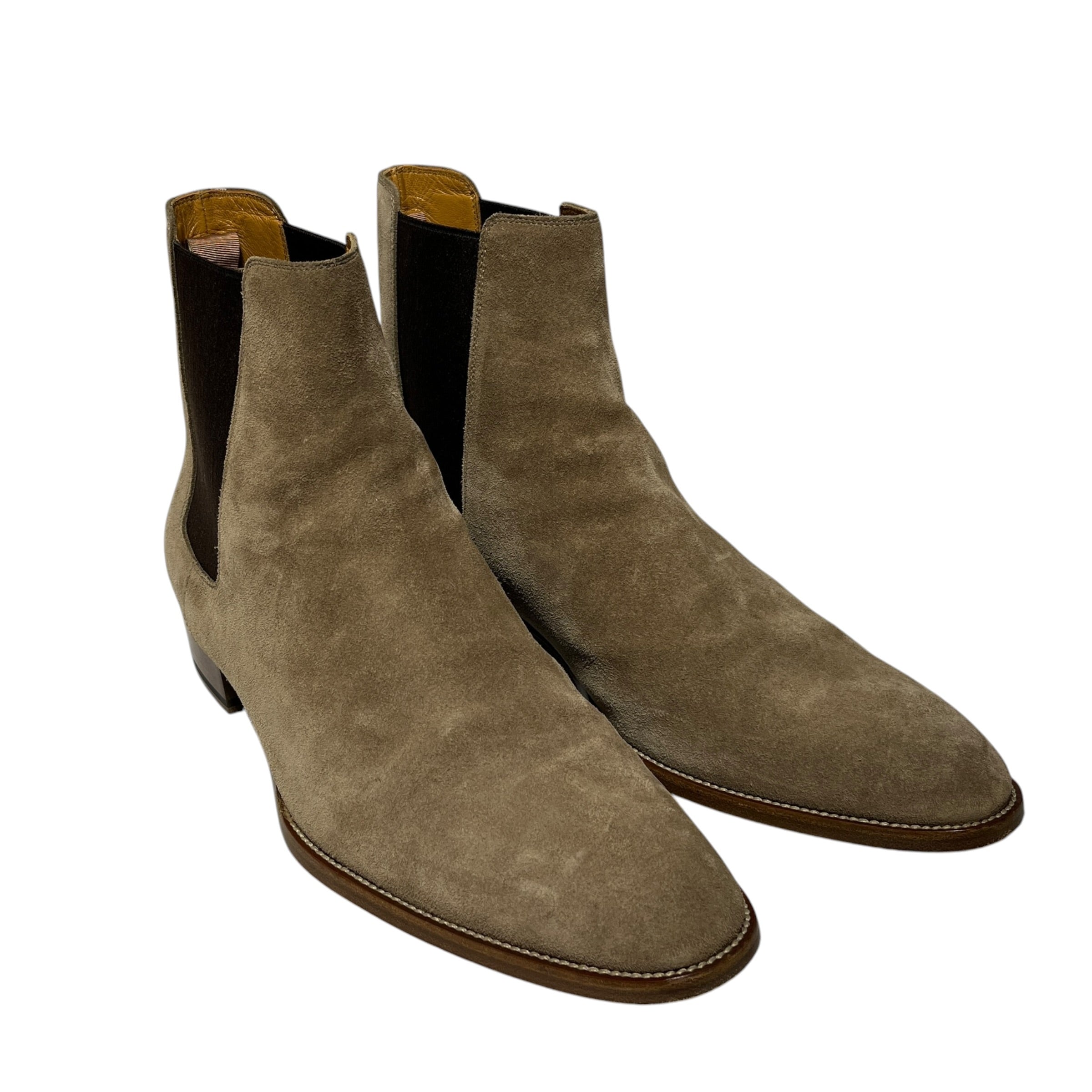 SAINT LAURENT/Chelsea Boots/US 10.5/Suede/CML/ view 1