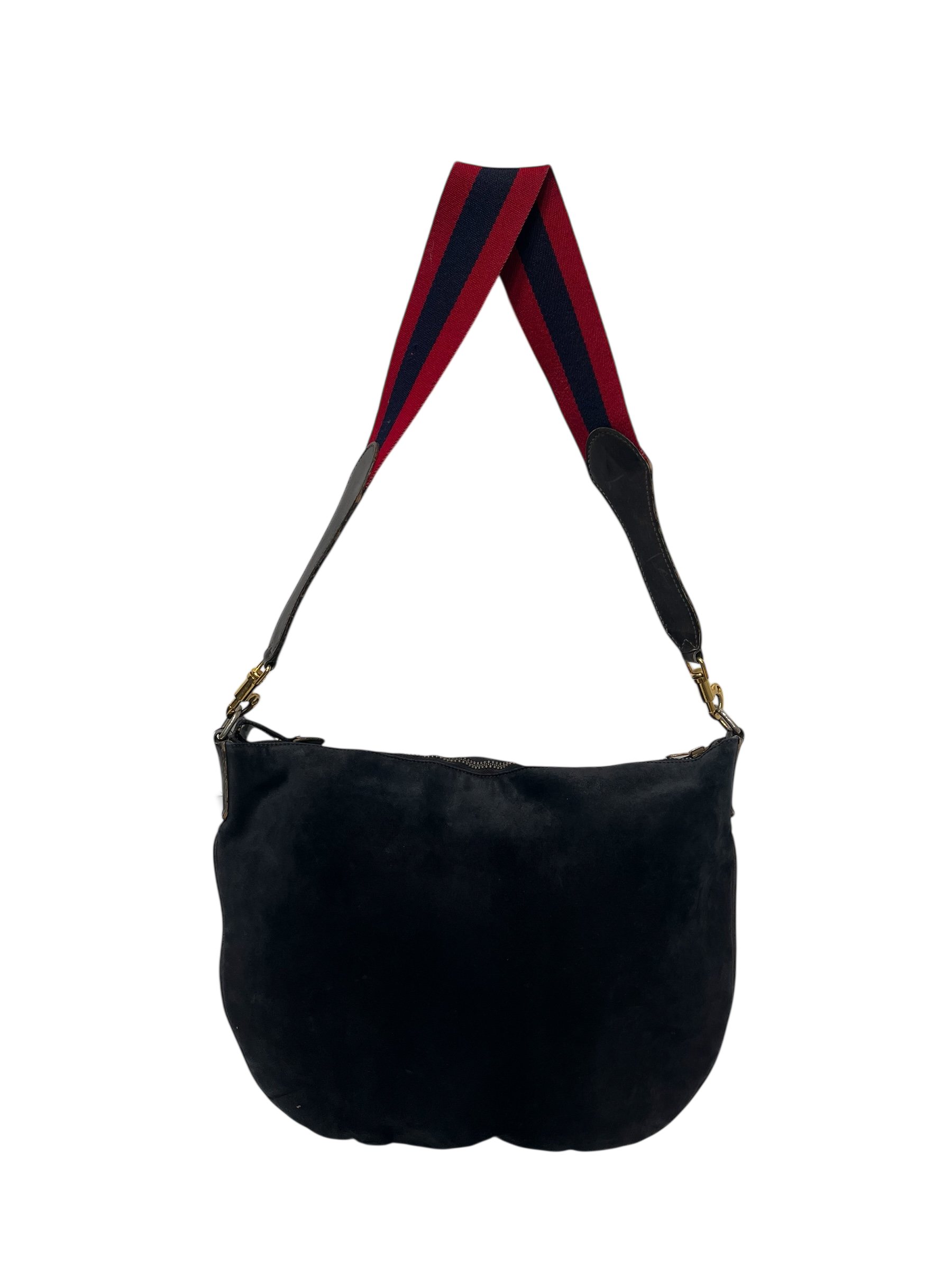 GUCCI/Hand Bag/Suede/MLT/blue suede reversible view 3