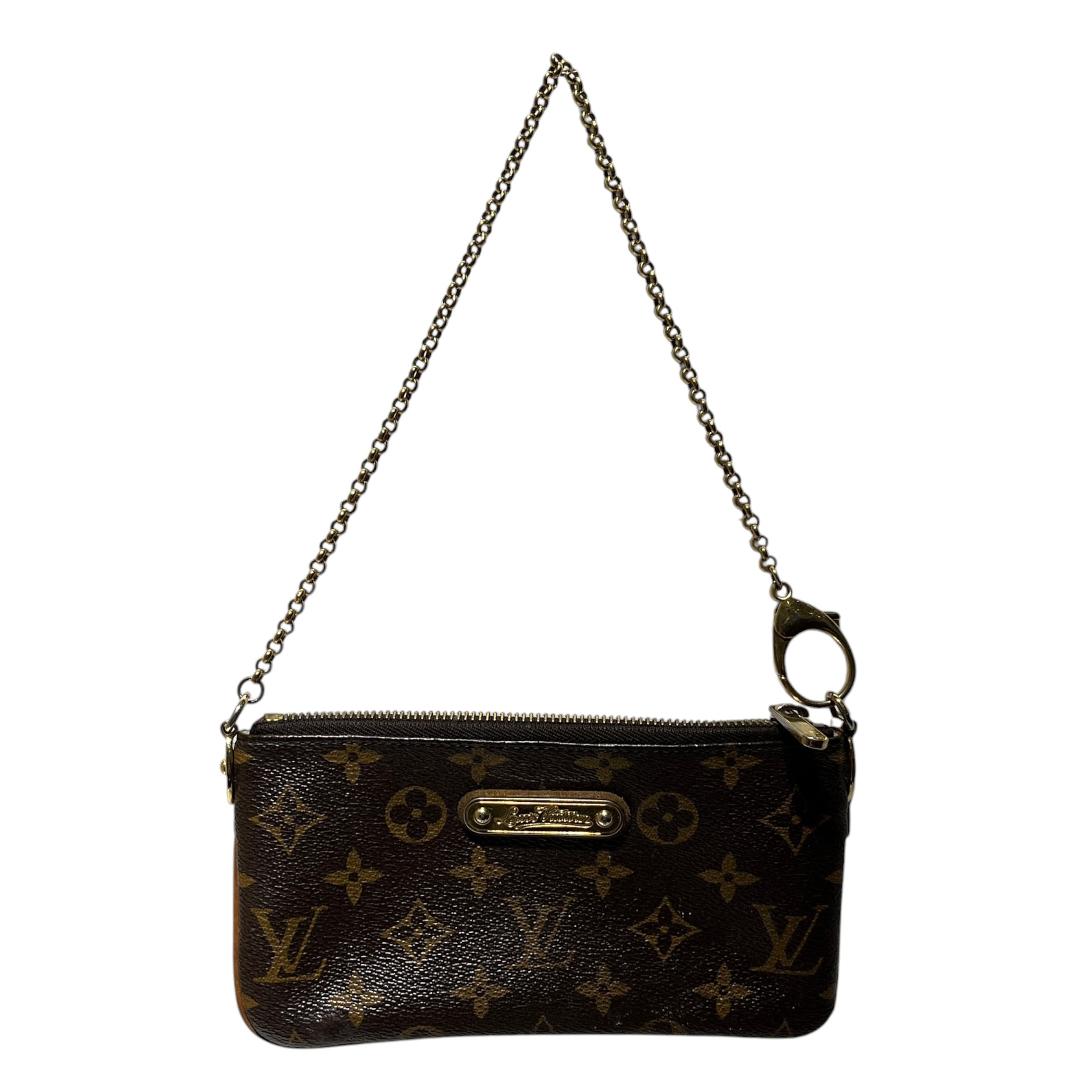 LOUIS VUITTON/Hand Bag/Monogram/Leather/BRW/MILLA MM view 1
