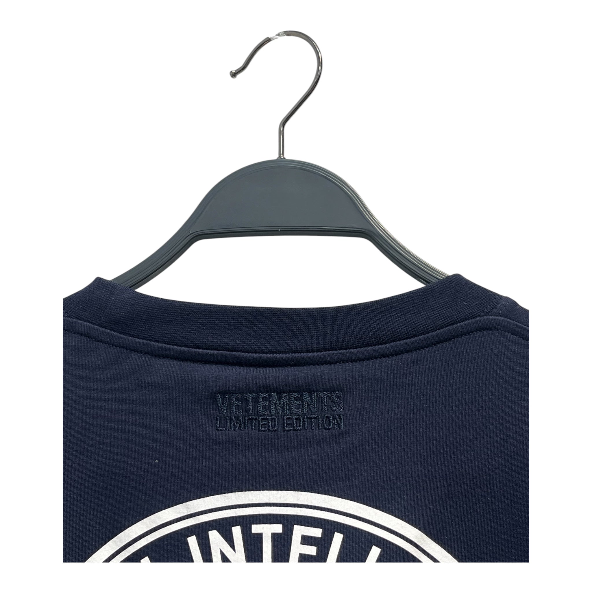 VETEMENTS/T-Shirt/S/Cotton/NVY/THINK WELL ITS LEGAL view 5