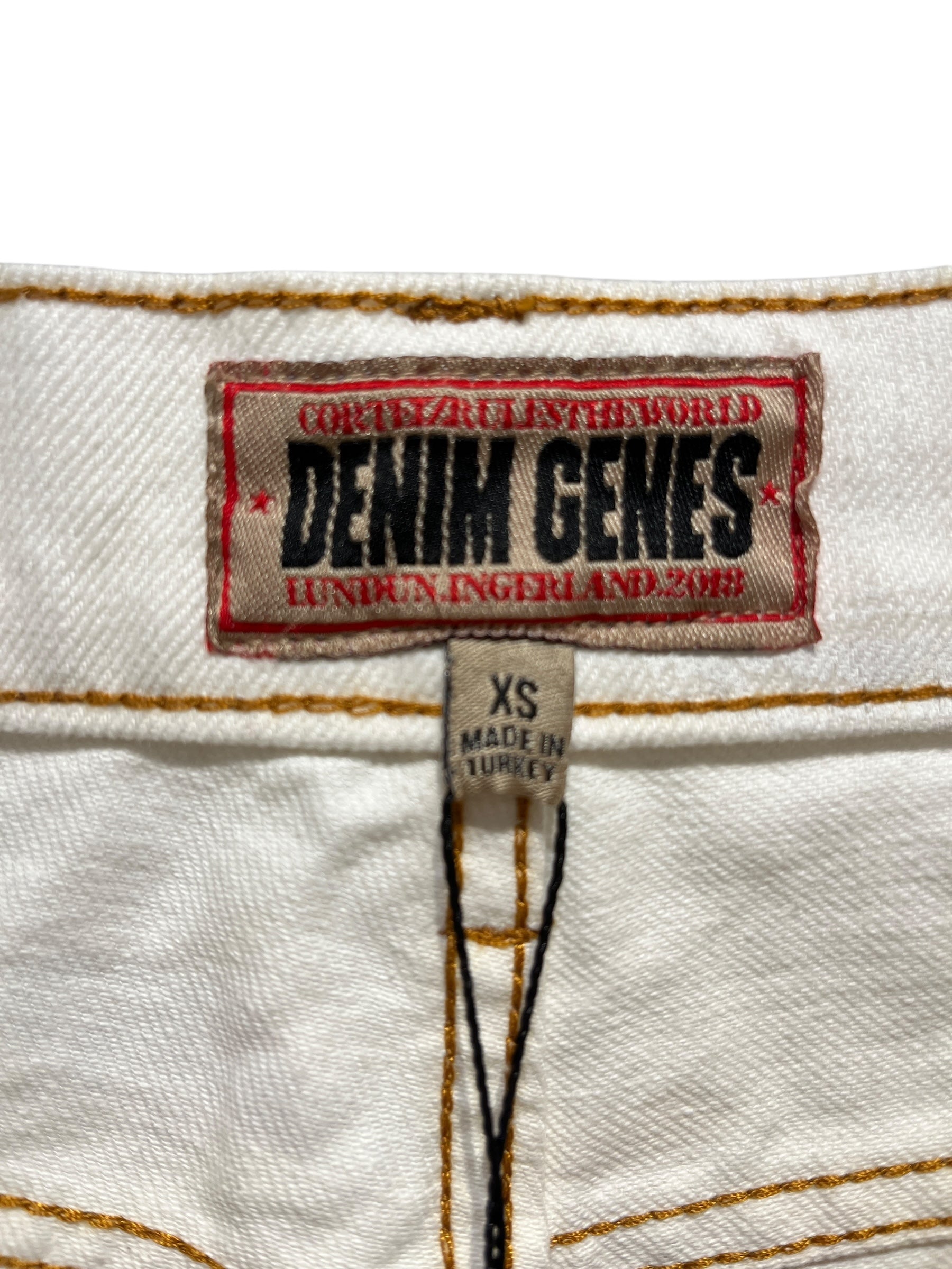 Corteiz/Straight Pants/XS/Cotton/WHT/BATTLESHIPS ALL OVER GRY WHT view 3