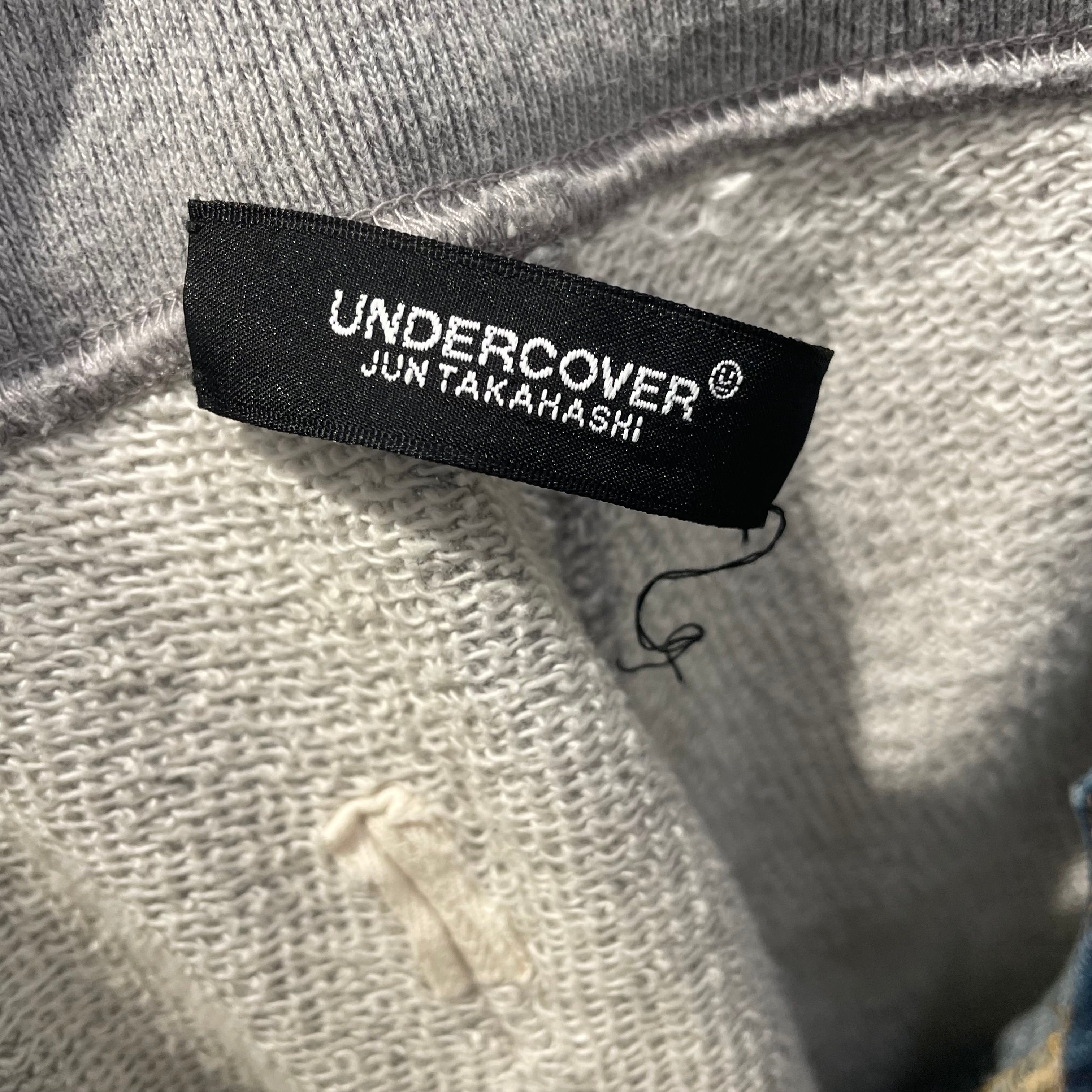 UNDERCOVER/Skinny Pants/1/Denim/BLU/grey sweatpant back view 3