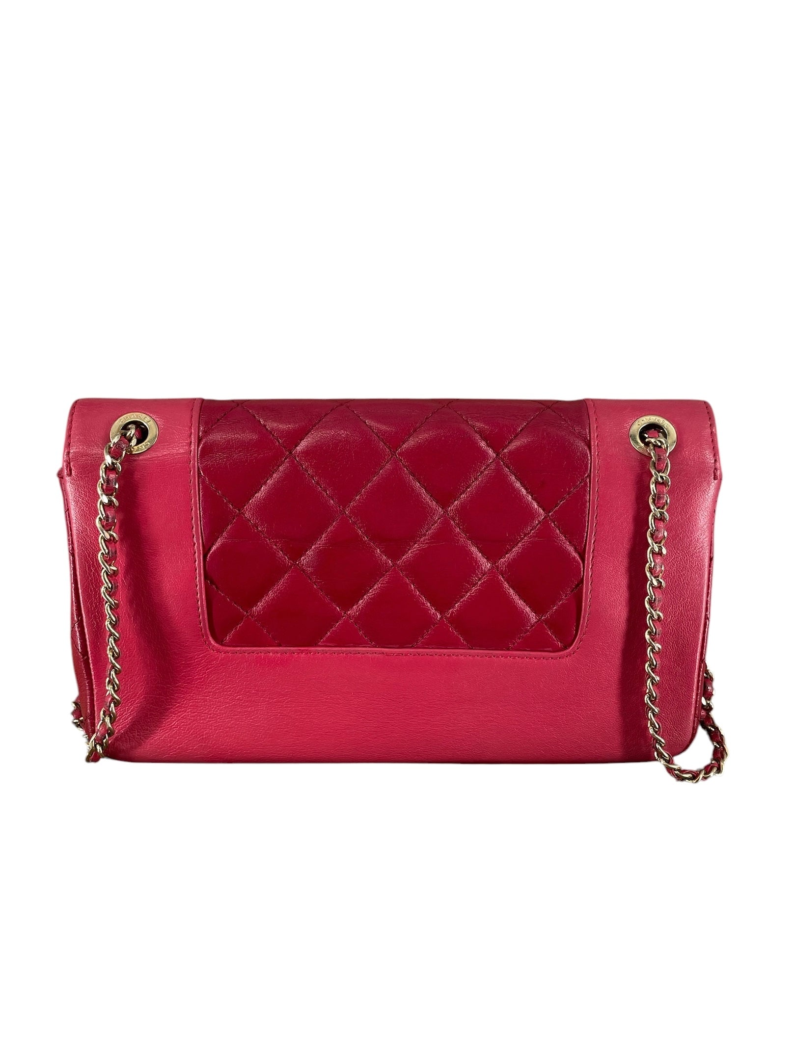 CHANEL/Bag/Leather/RED/23782309 GLD HRDWRE view 2