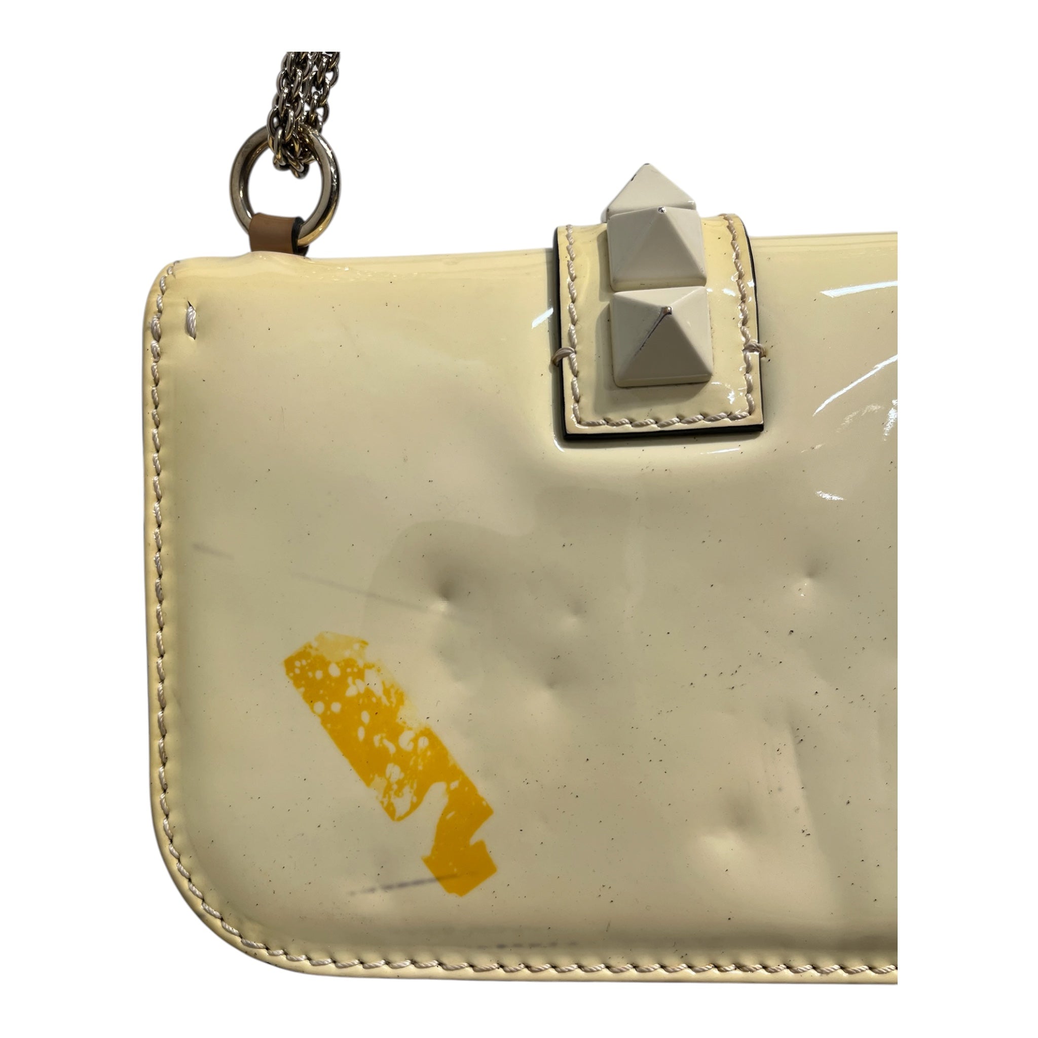 VALENTINO GARAVANI/Cross Body Bag/Leather/IVR/TOP FLAP/ STUDDING view 6