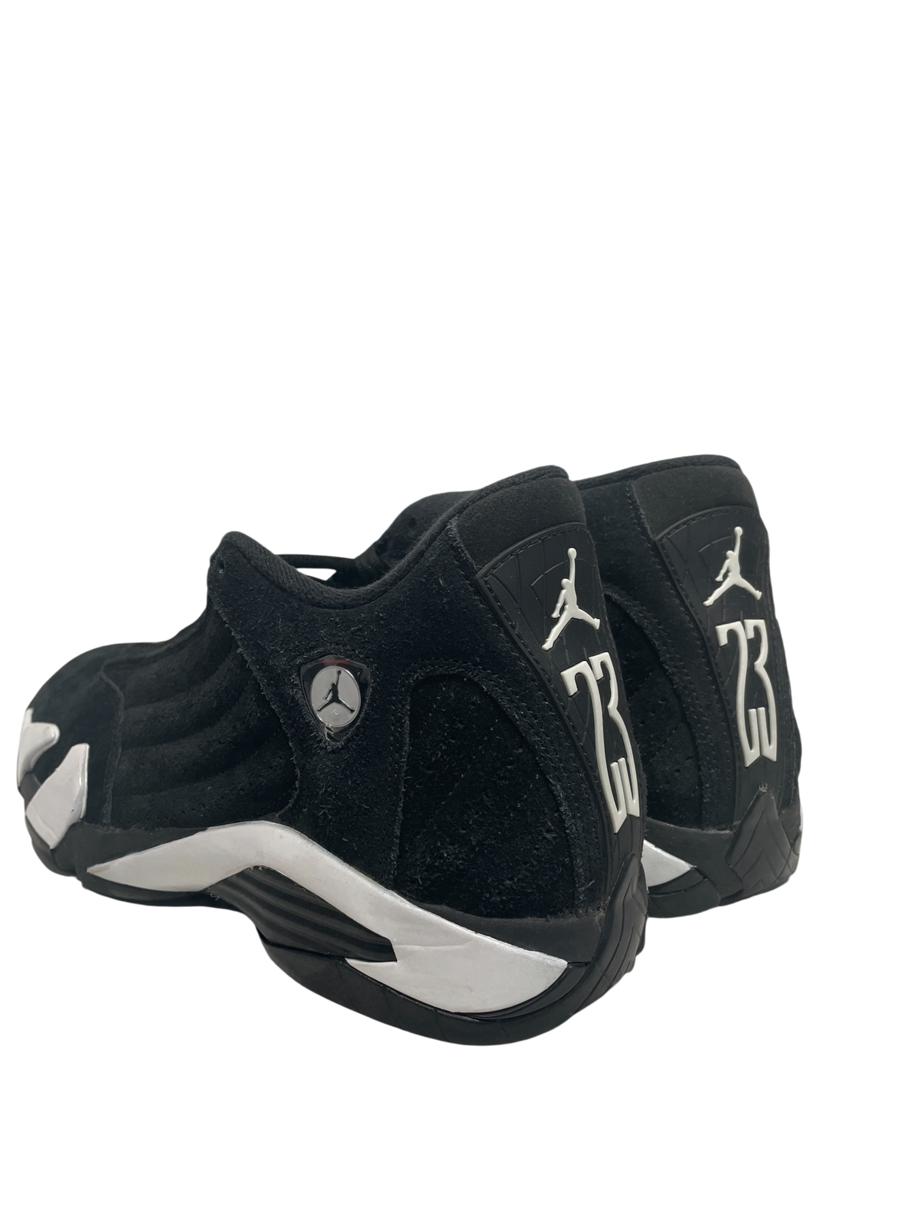 NIKE/Hi-Sneakers/US 7.5/Suede/BLK/JORDAN 14 B/W 487471-016 view 2