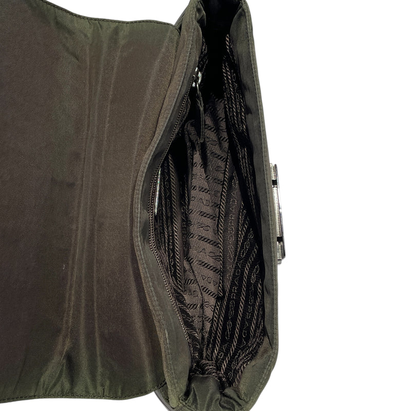 PRADA/Bag/Nylon/GRN/Nylon Shoulder Bag