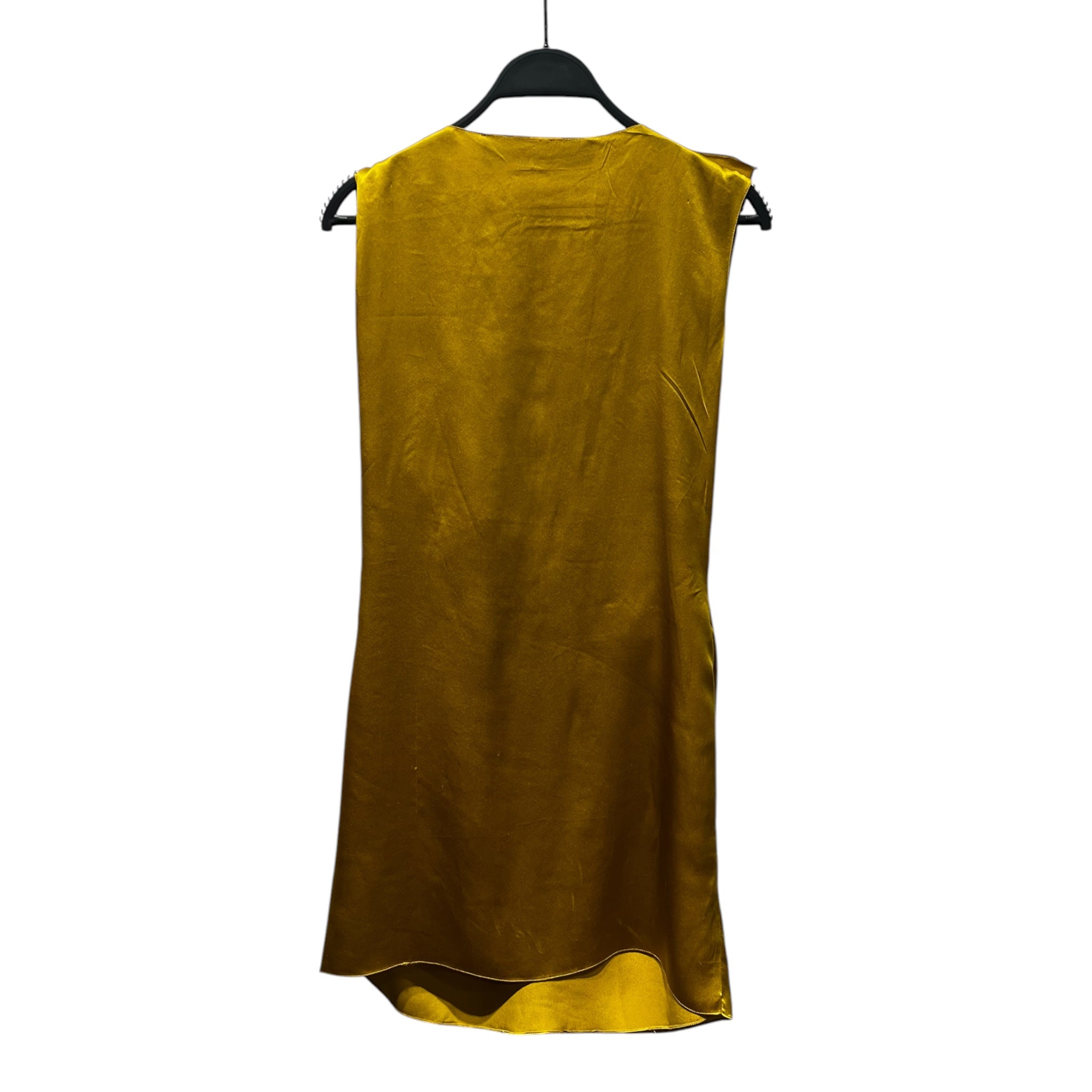 LANVIN/Dress/S/Silk/GLD/FW SS07 GOLDEN SILK ROUCHED view 2