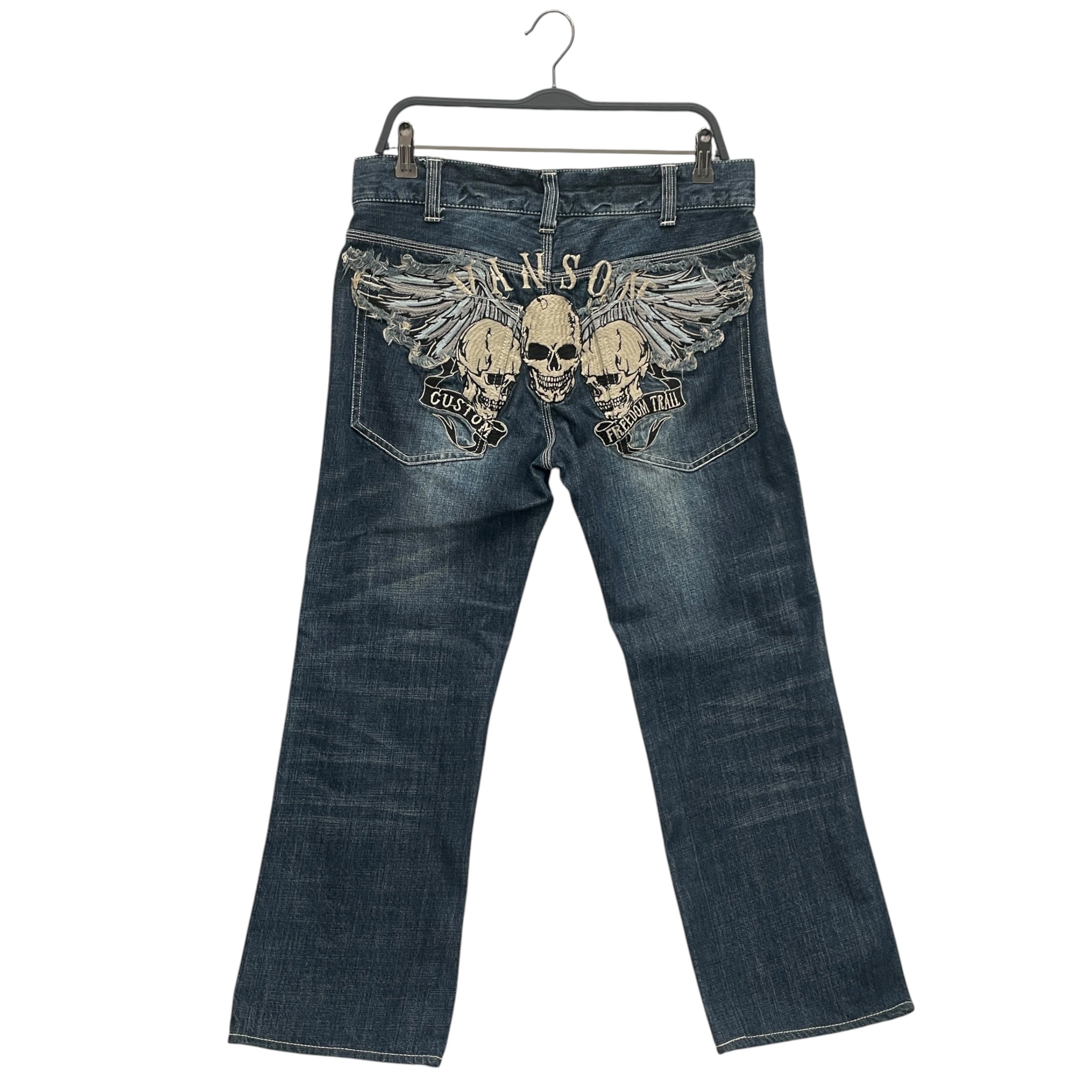 VANSON/Pants/30/Denim/BLU/Graphic/Freedom Tral Emboidery view 2
