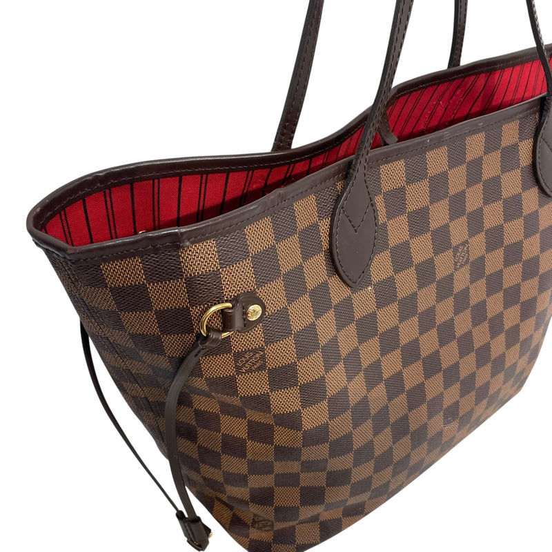 LOUIS VUITTON/Tote Bag/Monogram/Leather/BRW/Damier Ebene &