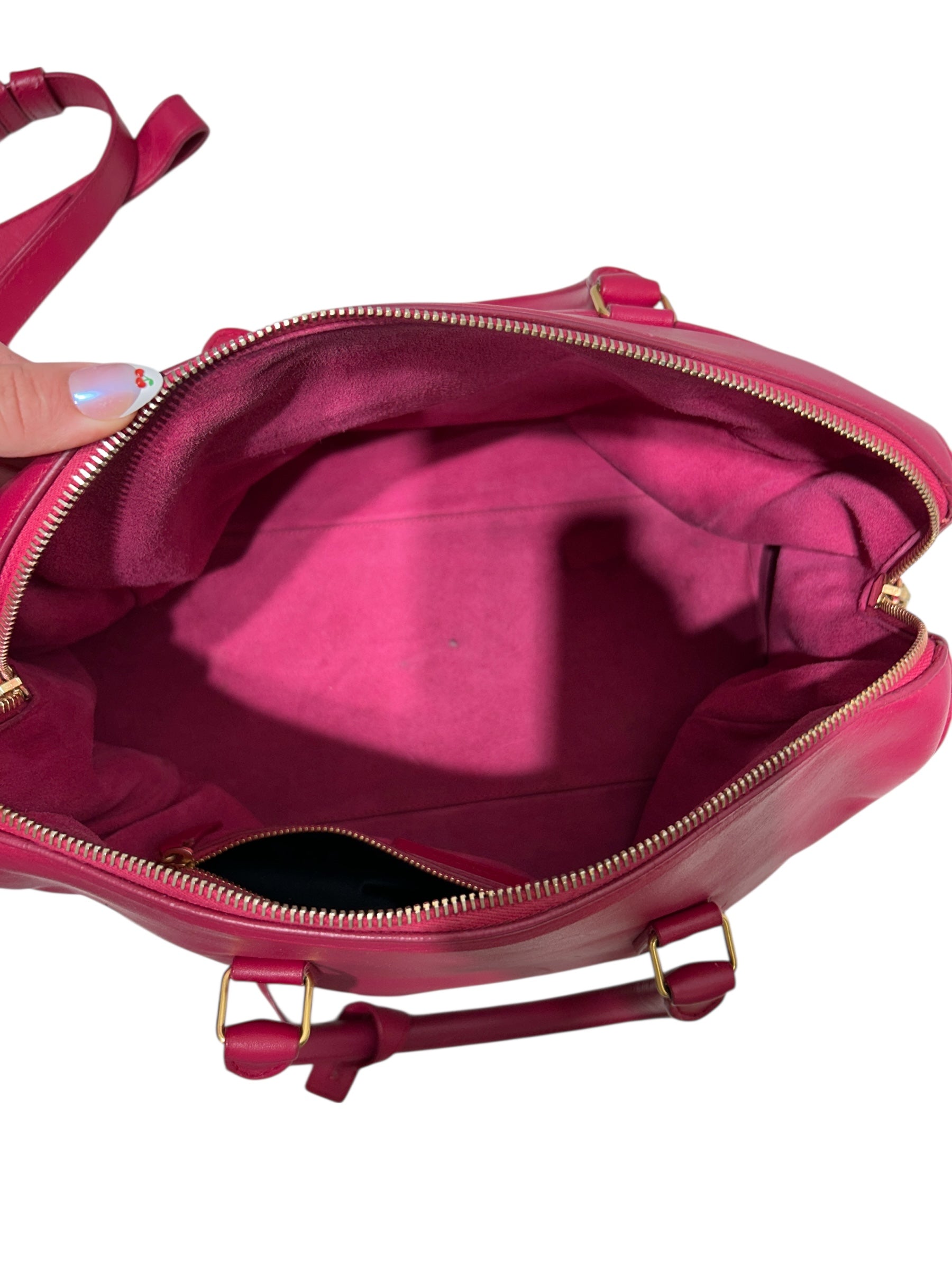 SAINT LAURENT/Hand Bag/Leather/PNK/pink view 4