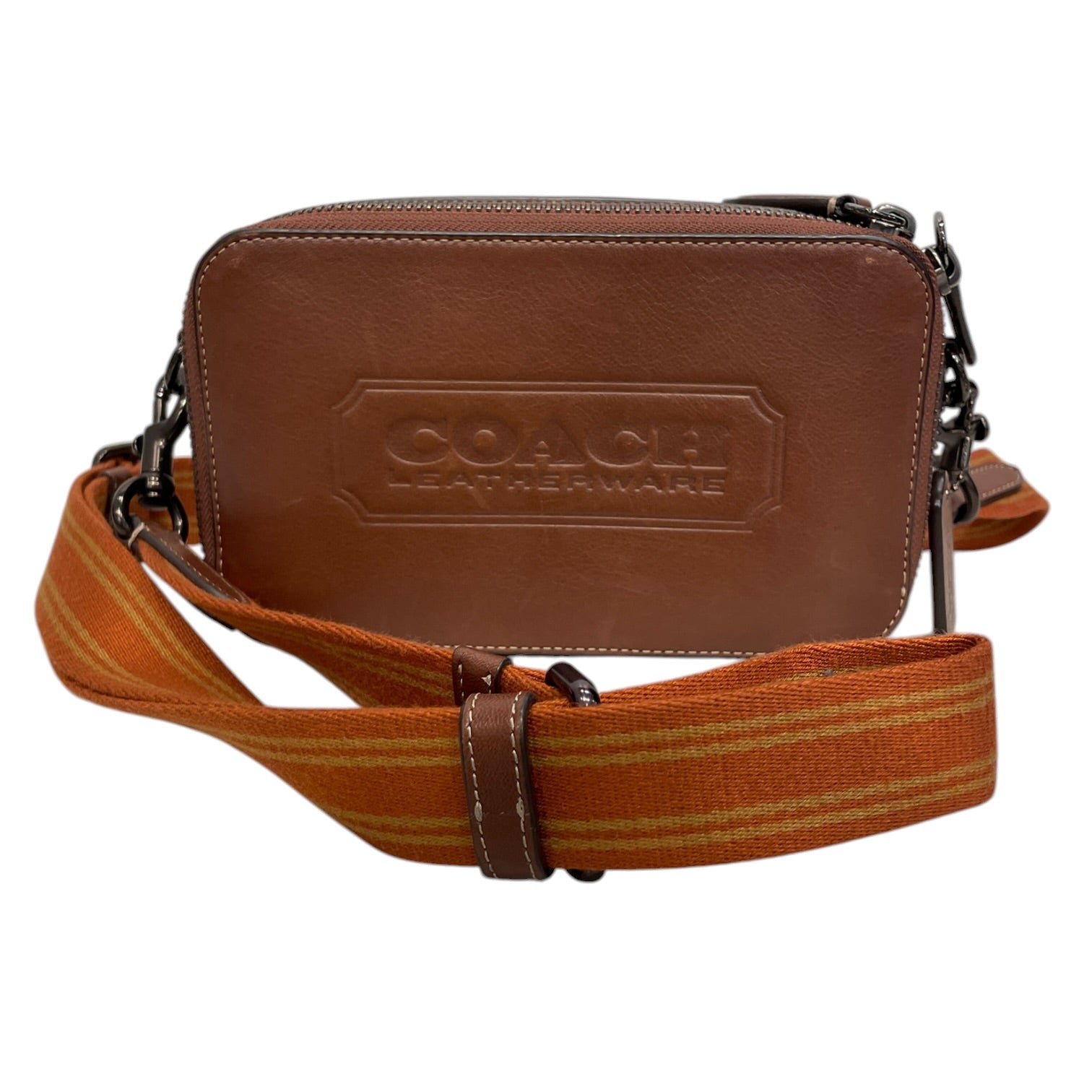 COACH/Cross Body Bag/Leather/BRW/CROSSBODY W COIN PURSE ATCHM view 1