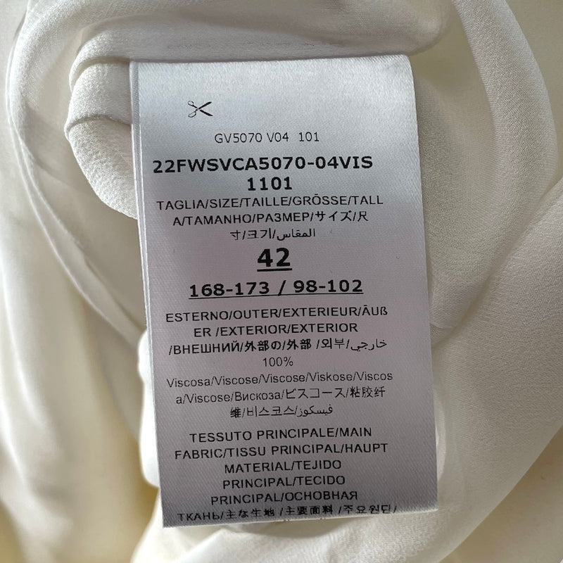 GIAMBATTISTA VALLI/Trench Coat/42/WHT/bow